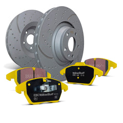 EBC Brakes S5KR1122 Rear Stage 5 Yellowstuff Pad And GD Series Rotor Kit for 2004-2010 BMW 525I product image