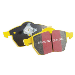 EBC Brakes DP43107R Yellowstuff Street And Track Aramid Fibers Front Brake Pads for 2019-2026 Ford Bronco Badlands product image