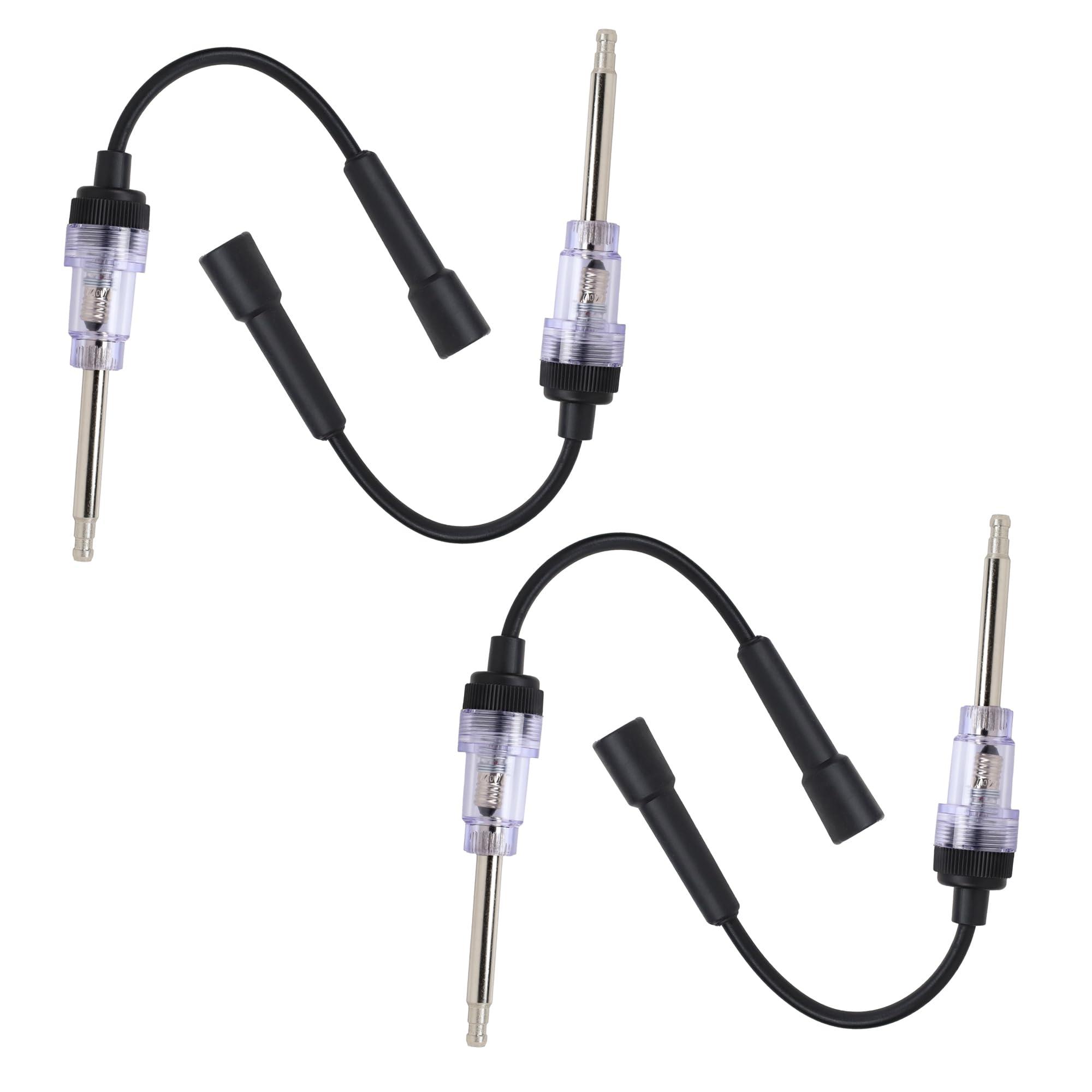  in-Line Spark Plug Engine Ignition Tester, 6-12V Fool-Proof Pick Up Coil/Armature Diagnostic Detector Tool for Auto Car Lawnmower Small Big Internal & External Engines (4)