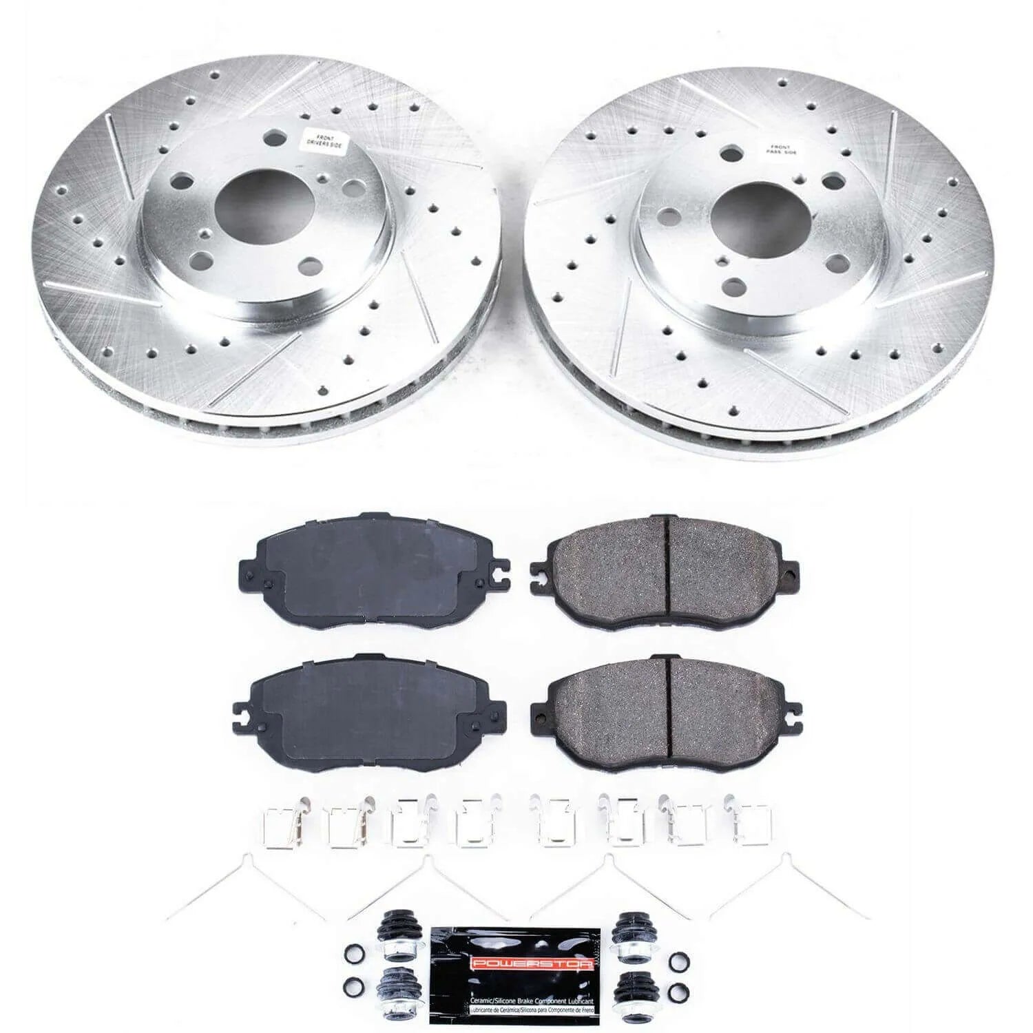 Power Stop K1075 - Z23 Evolution Sport Front Brake Kit