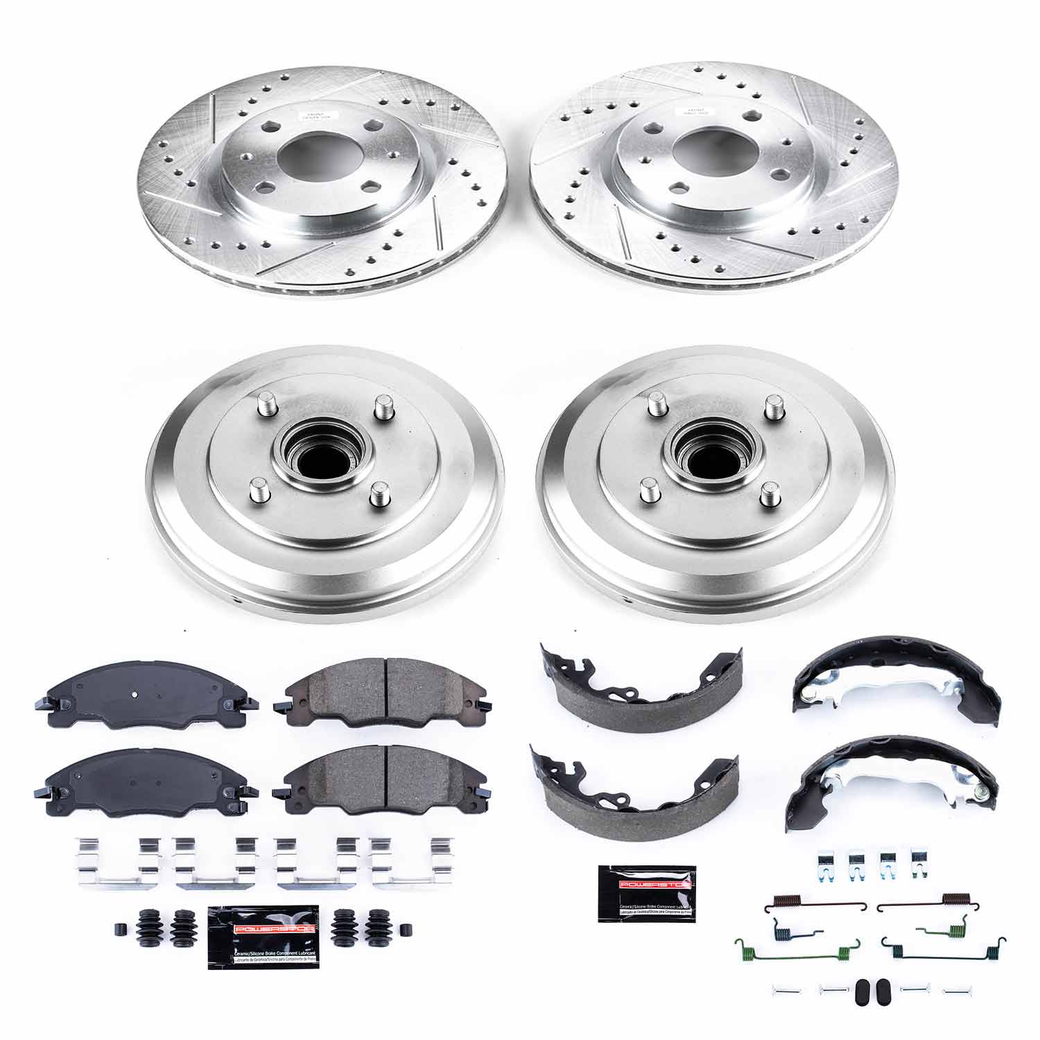 Power Stop K15194DK - Z23 Evolution Sport Front And Rear Brake Kit