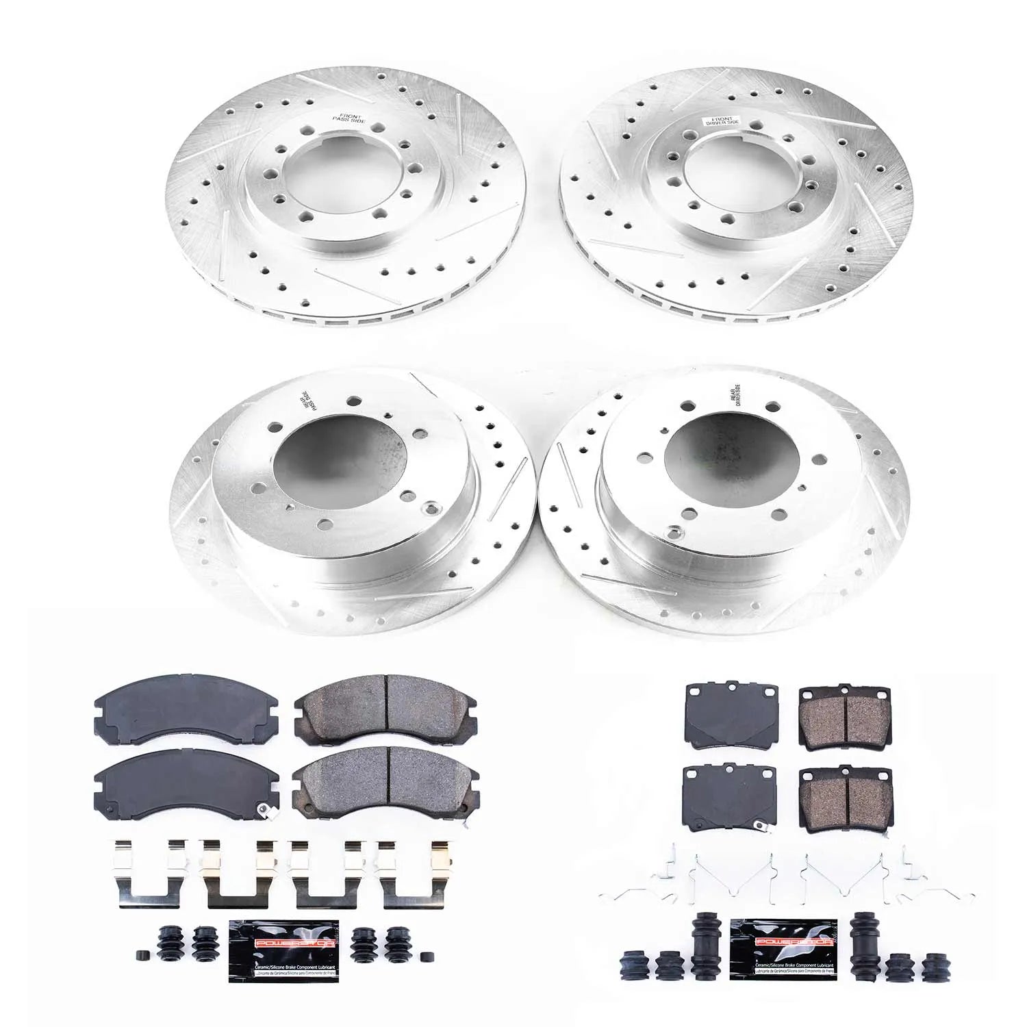 Power Stop K4402 - Z23 Evolution Sport Front And Rear Brake Kit