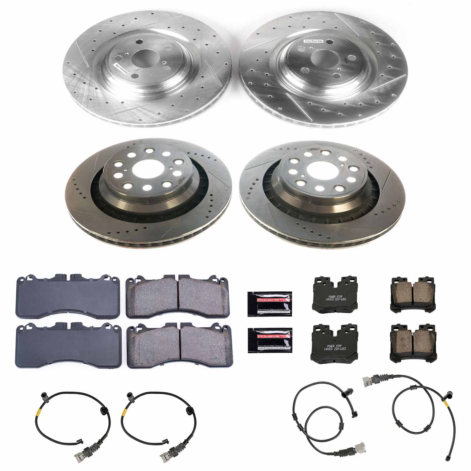 Power Stop K5850 - Z23 Evolution Sport Front And Rear Brake Kit