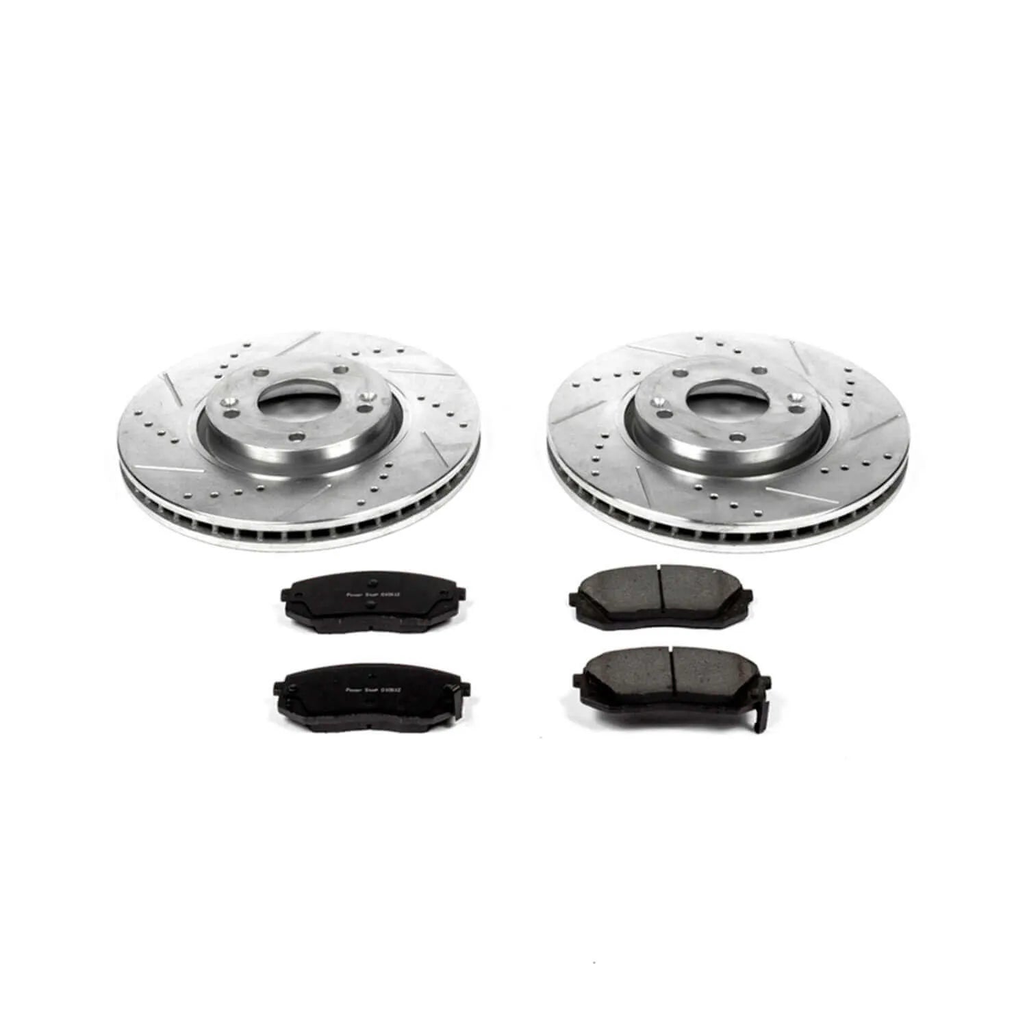 Power Stop K6087 - Z23 Evolution Sport Performance 1-Click Brake Kit With Hardware (Front)