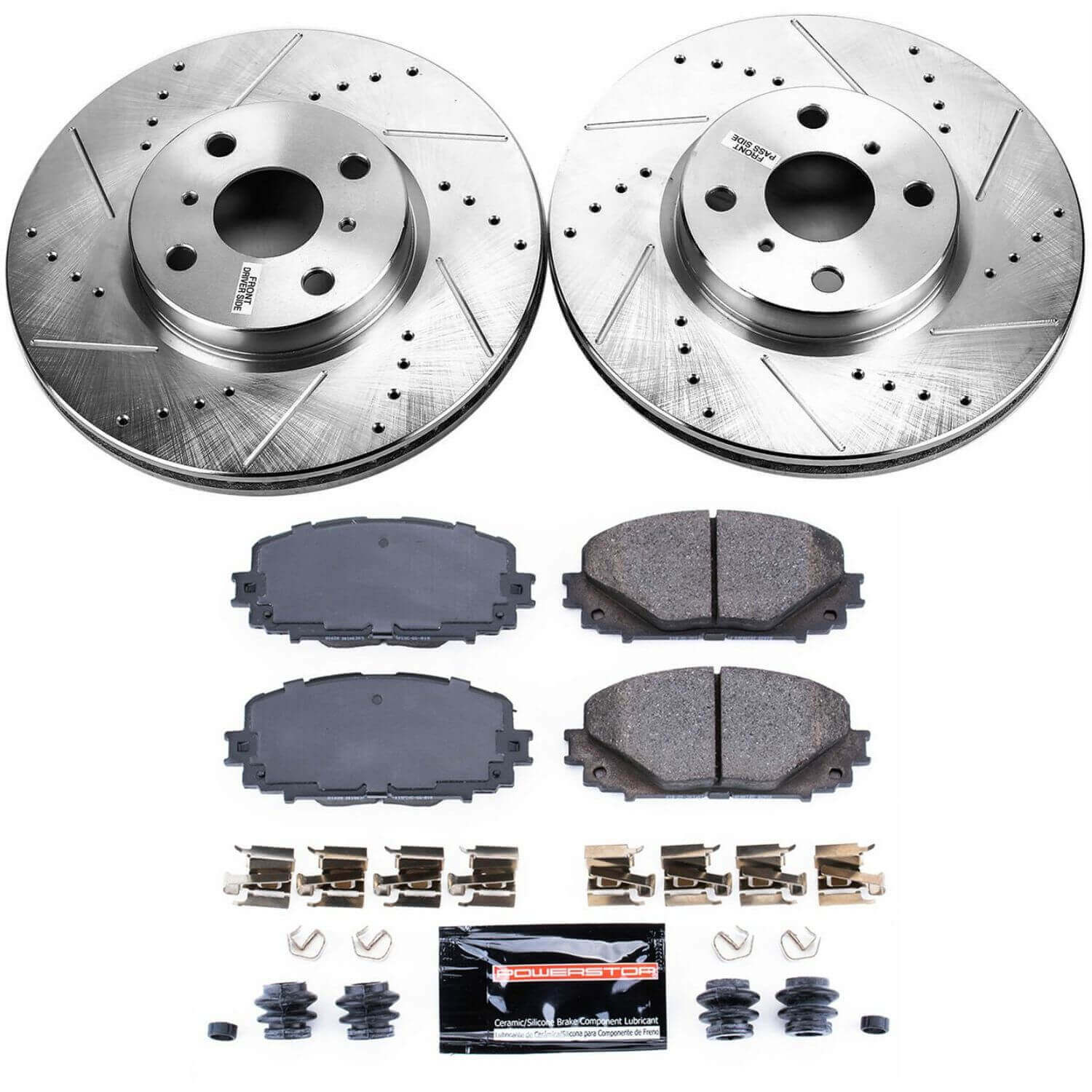Power Stop K6104 - Z23 Evolution Sport Front Brake Kit