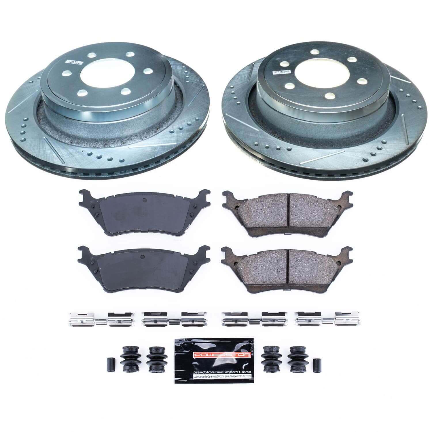 Power Stop K6271 - Z23 Evolution Sport Performance 1-Click Brake Kit (Rear)