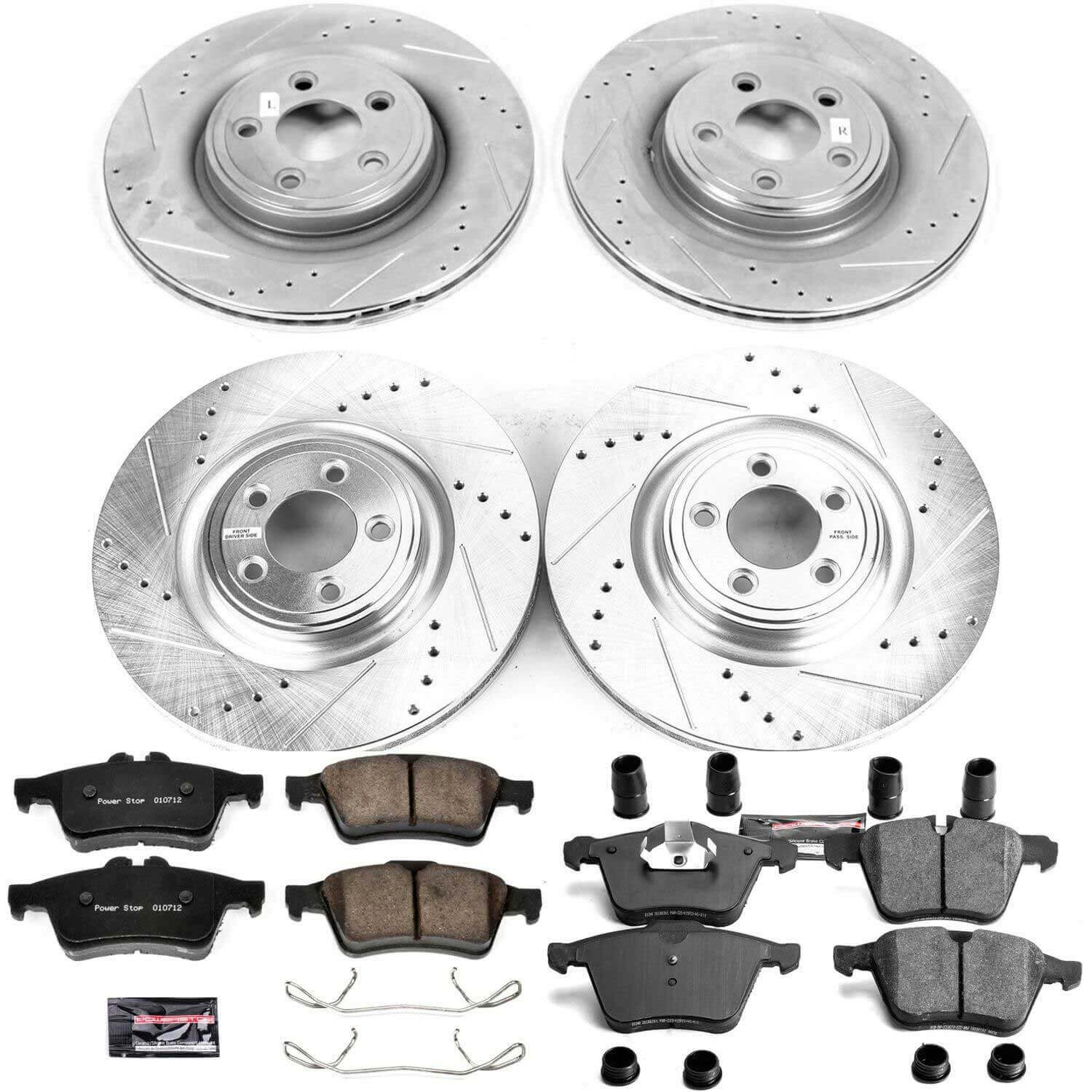Power Stop K6283 - Z23 Evolution Sport Front And Rear Brake Kit