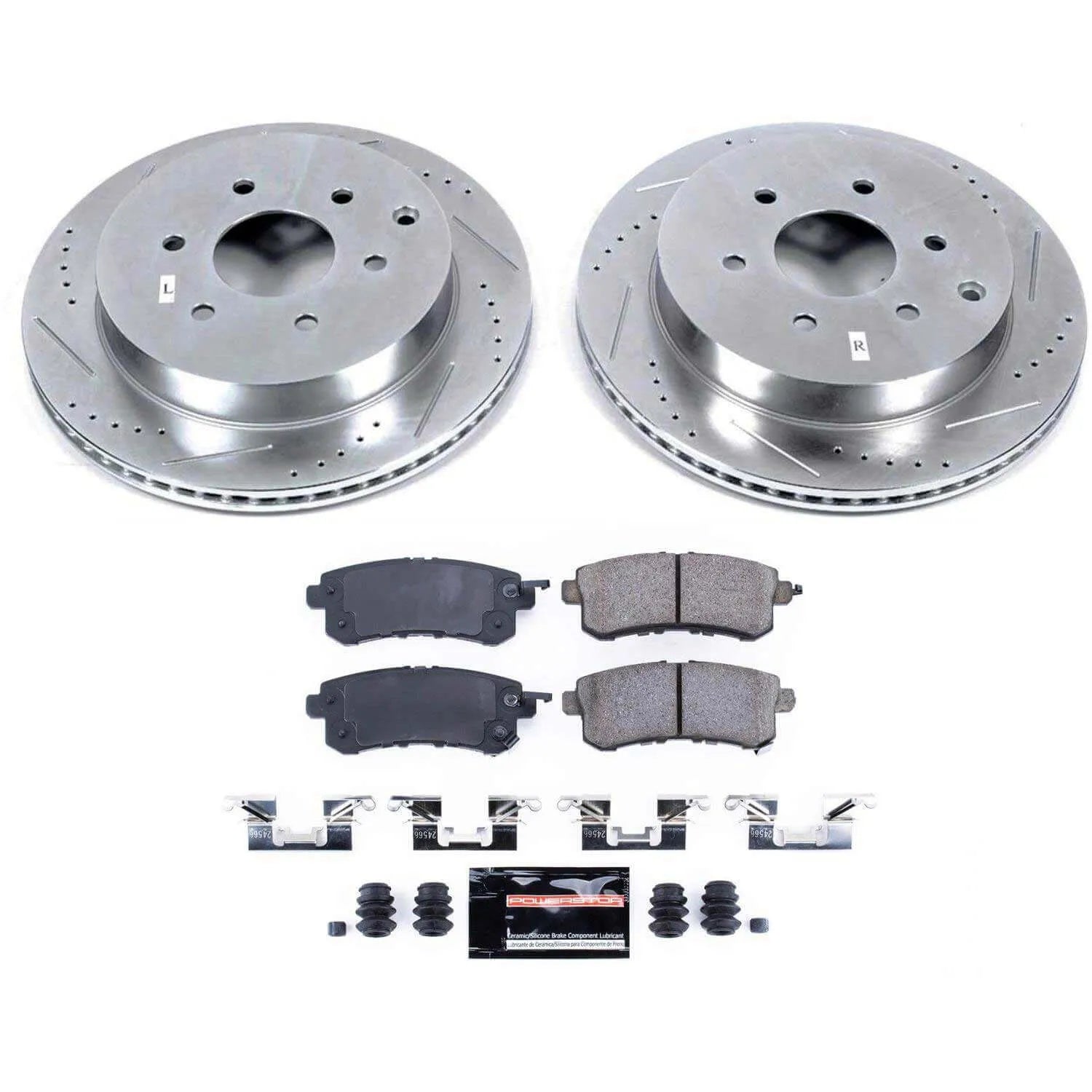 Power Stop K6323 - Z23 Evolution Sport Performance 1-Click Brake Kit (Rear)