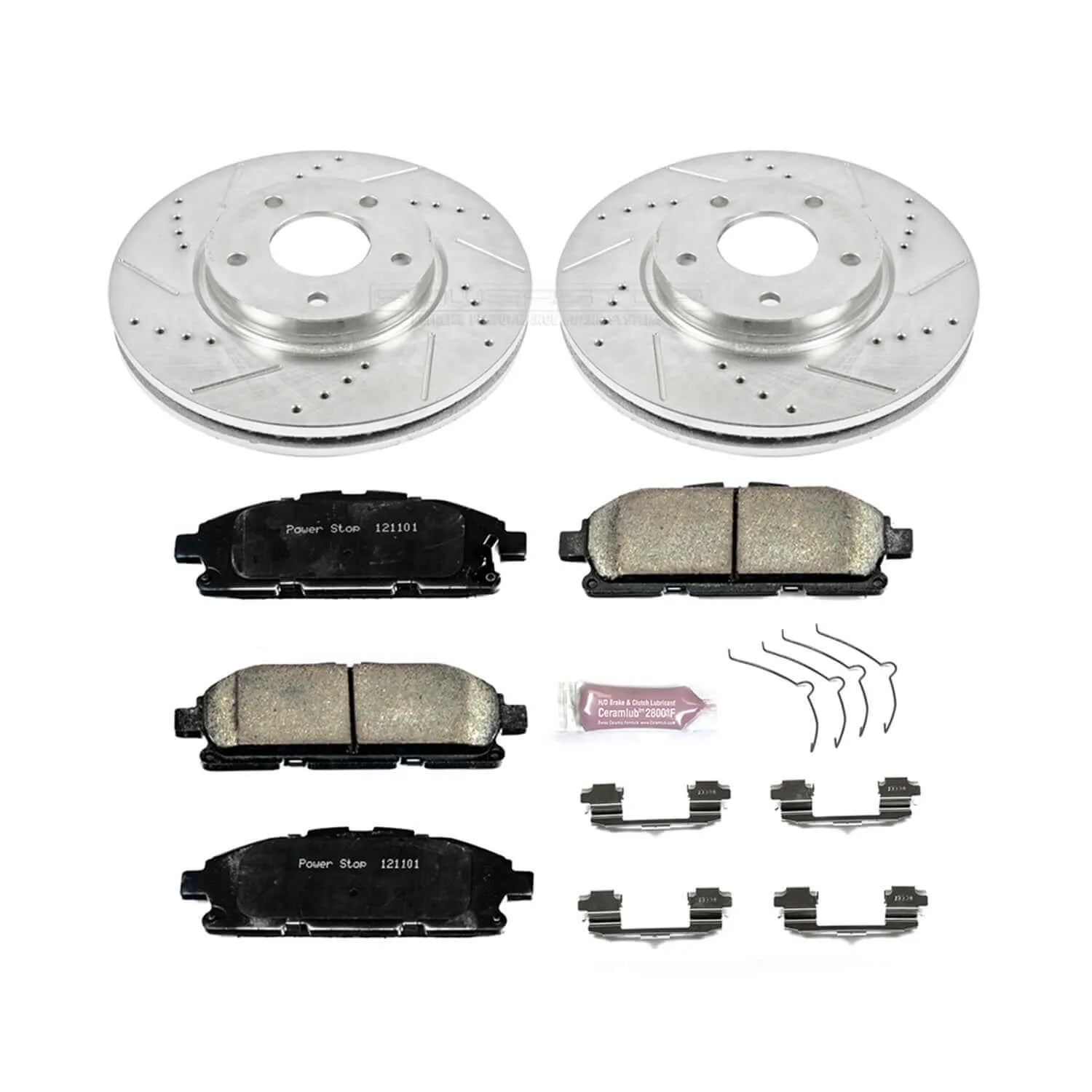 Power Stop K6360 - Z23 Evolution Sport Performance 1-Click Brake Kit (Front)