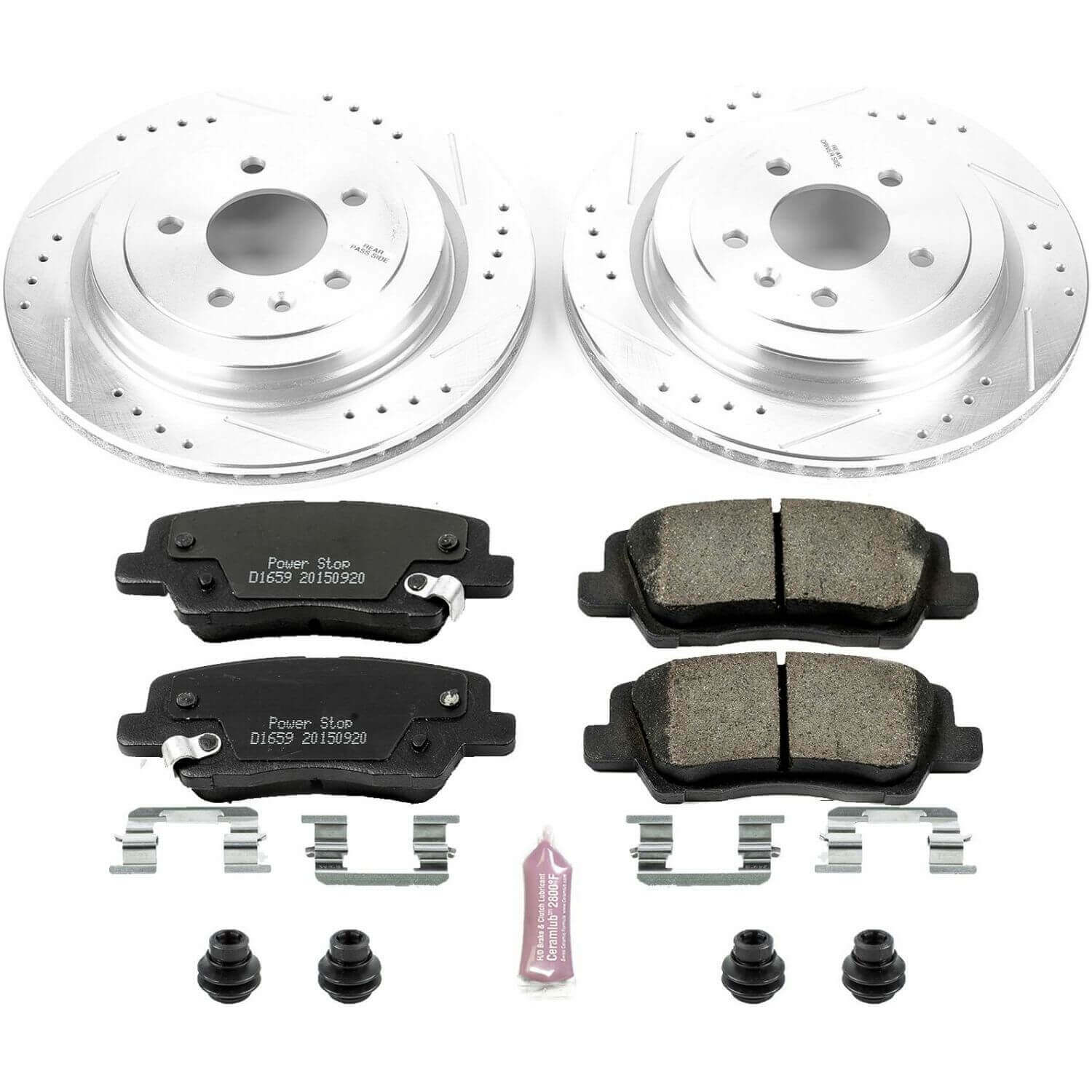 Power Stop K6385 - Z23 Evolution Sport Rear Brake Kit