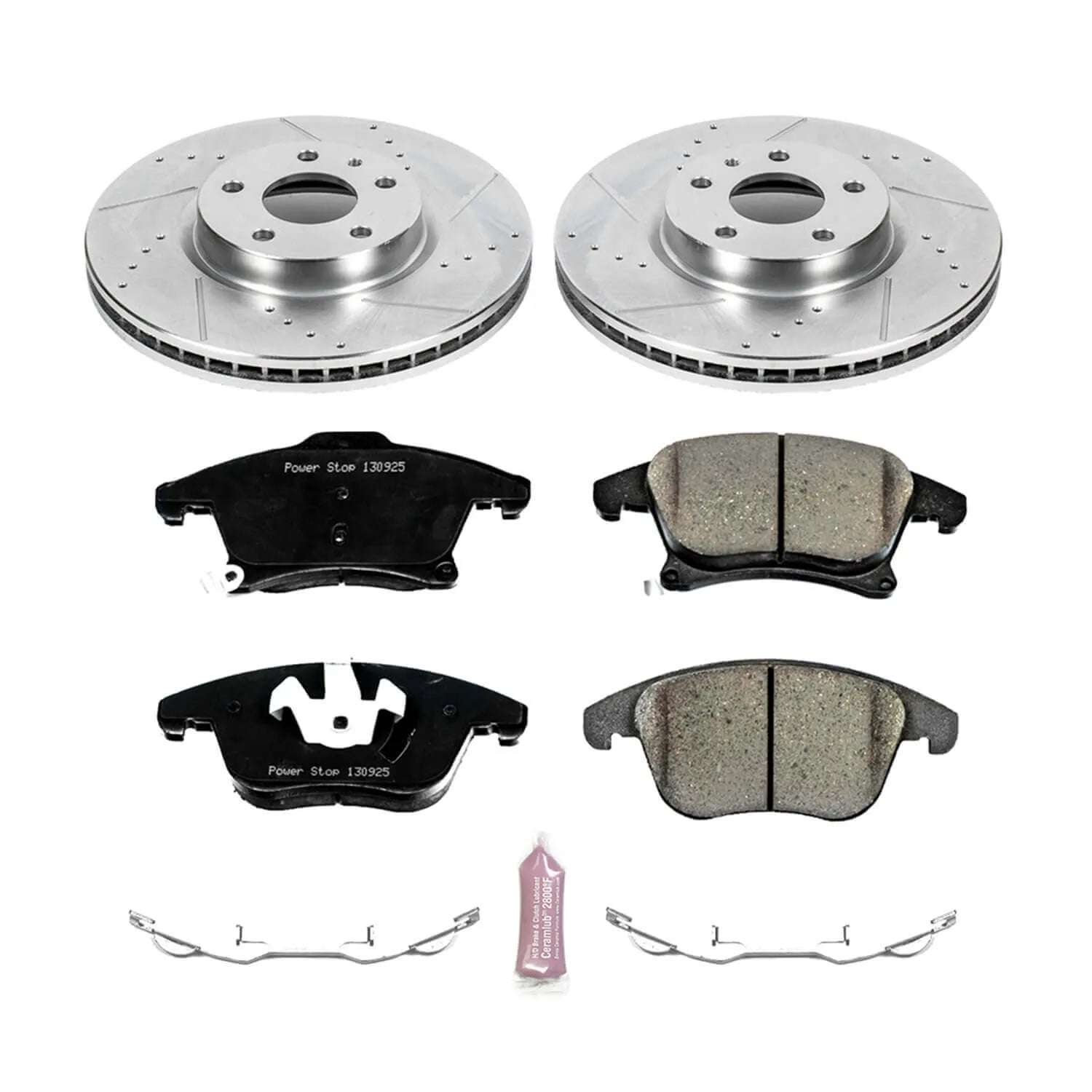 Power Stop K6399 - Z23 Evolution Sport Performance 1-Click Brake Kit (Front)