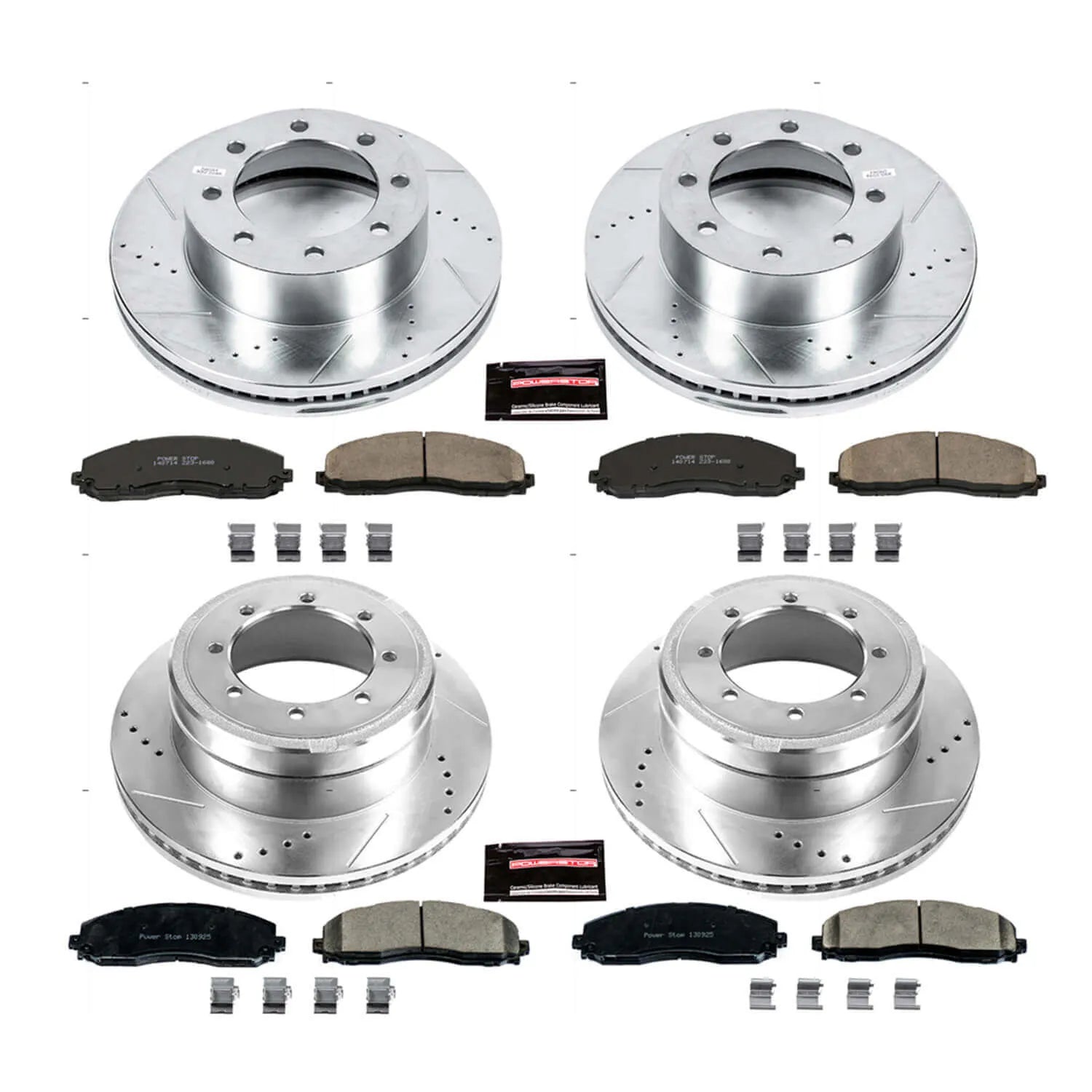 Power Stop K6404 - Z23 Evolution Sport Front And Rear Brake Kit