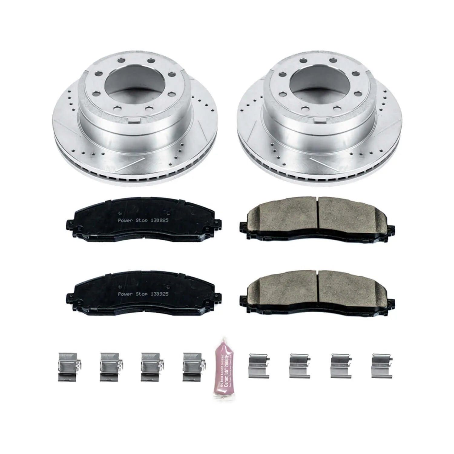 Power Stop K6407 - Z23 Evolution Sport Performance 1-Click Brake Kit With Hardware (Rear)