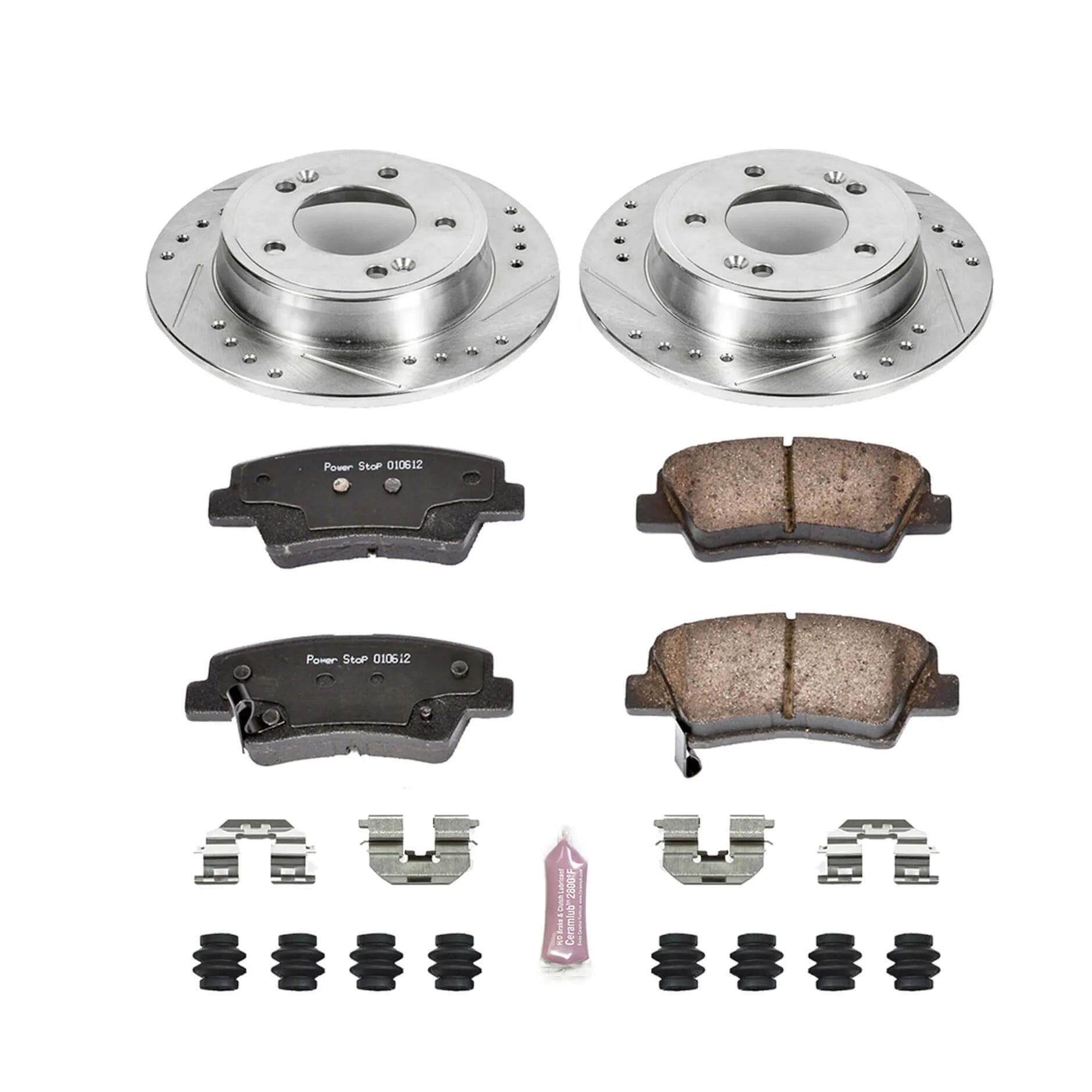 Power Stop K6501 - Z23 Evolution Sport Performance 1-Click Brake Kit (Rear)