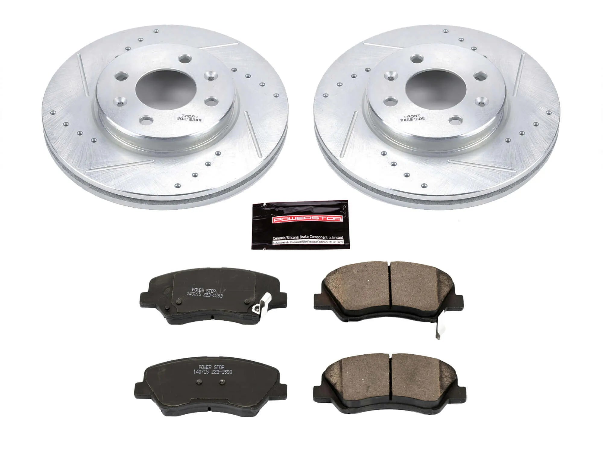 Power Stop K6508 - Z23 Evolution Sport Performance 1-Click Brake Kit (Front)