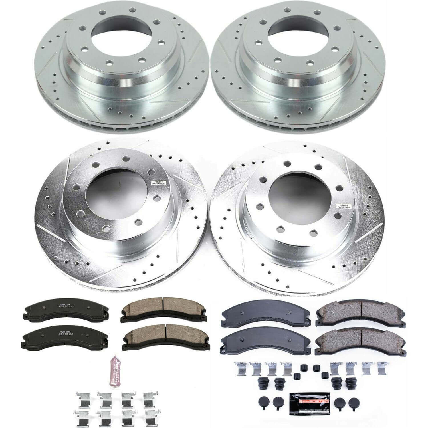 Power Stop K6519 - Z23 Evolution Sport Front And Rear Brake Kit