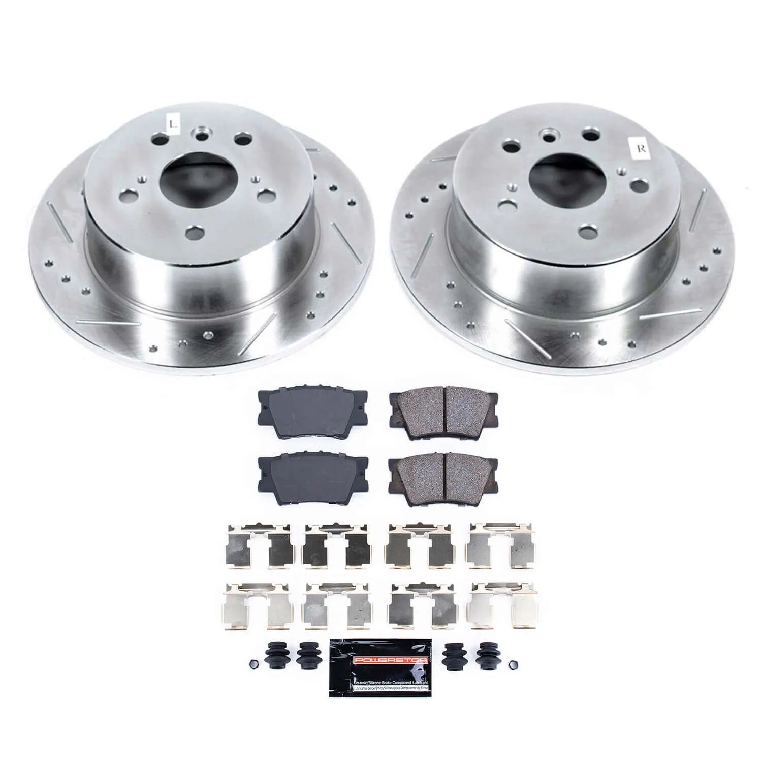 Power Stop K6520 - Z23 Evolution Sport Performance 1-Click Brake Kit (Rear)
