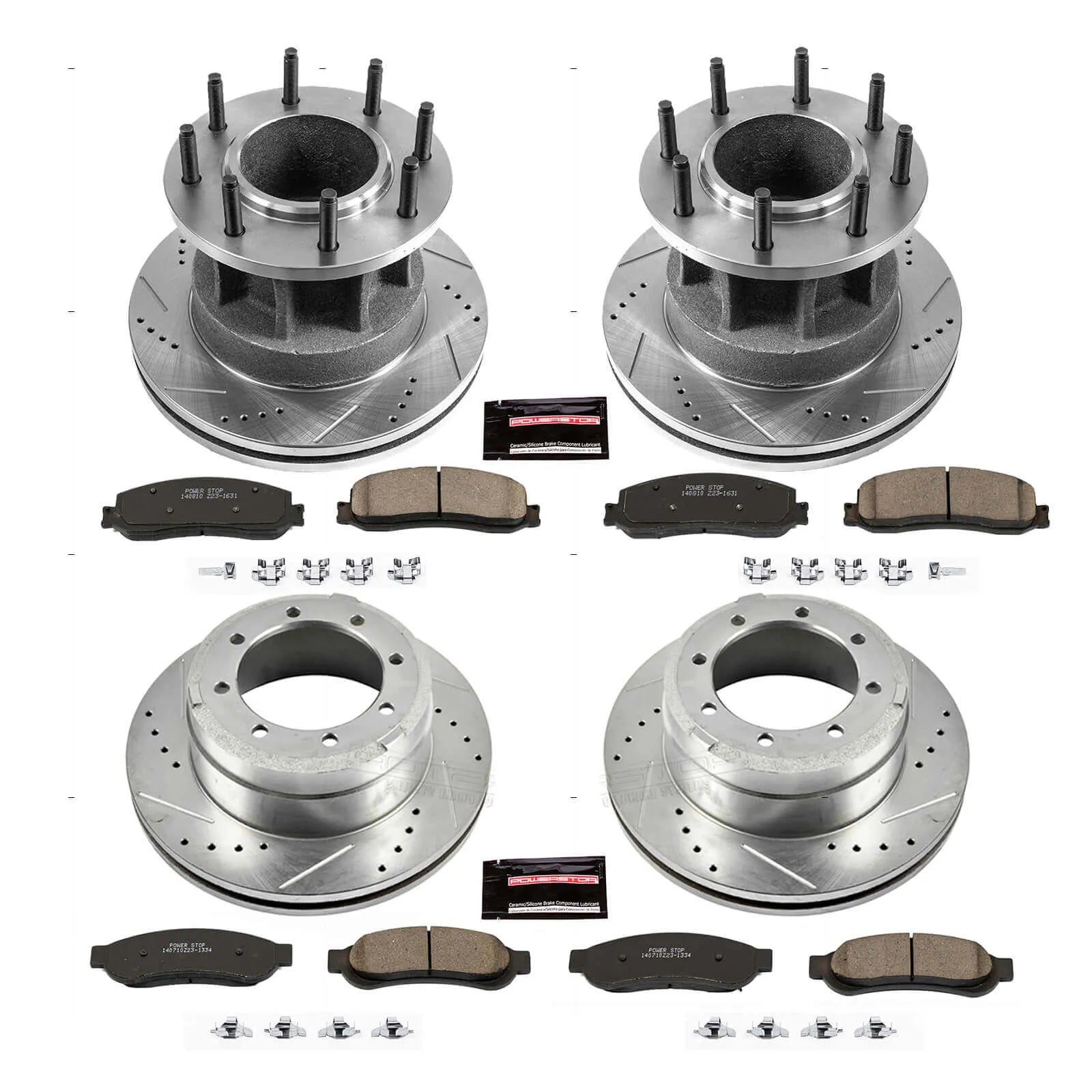 Power Stop K6527 - Z23 Evolution Sport Front And Rear Brake Kit