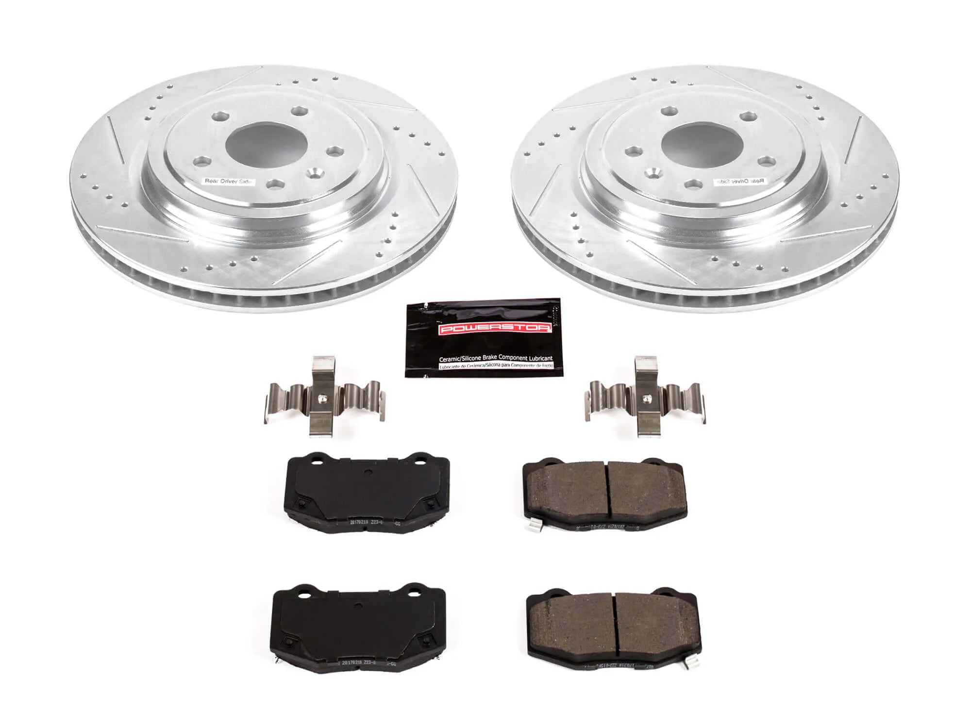 Power Stop K6535 - Z23 Evolution Sport Performance 1-Click Brake Kit With Hardware (Rear)