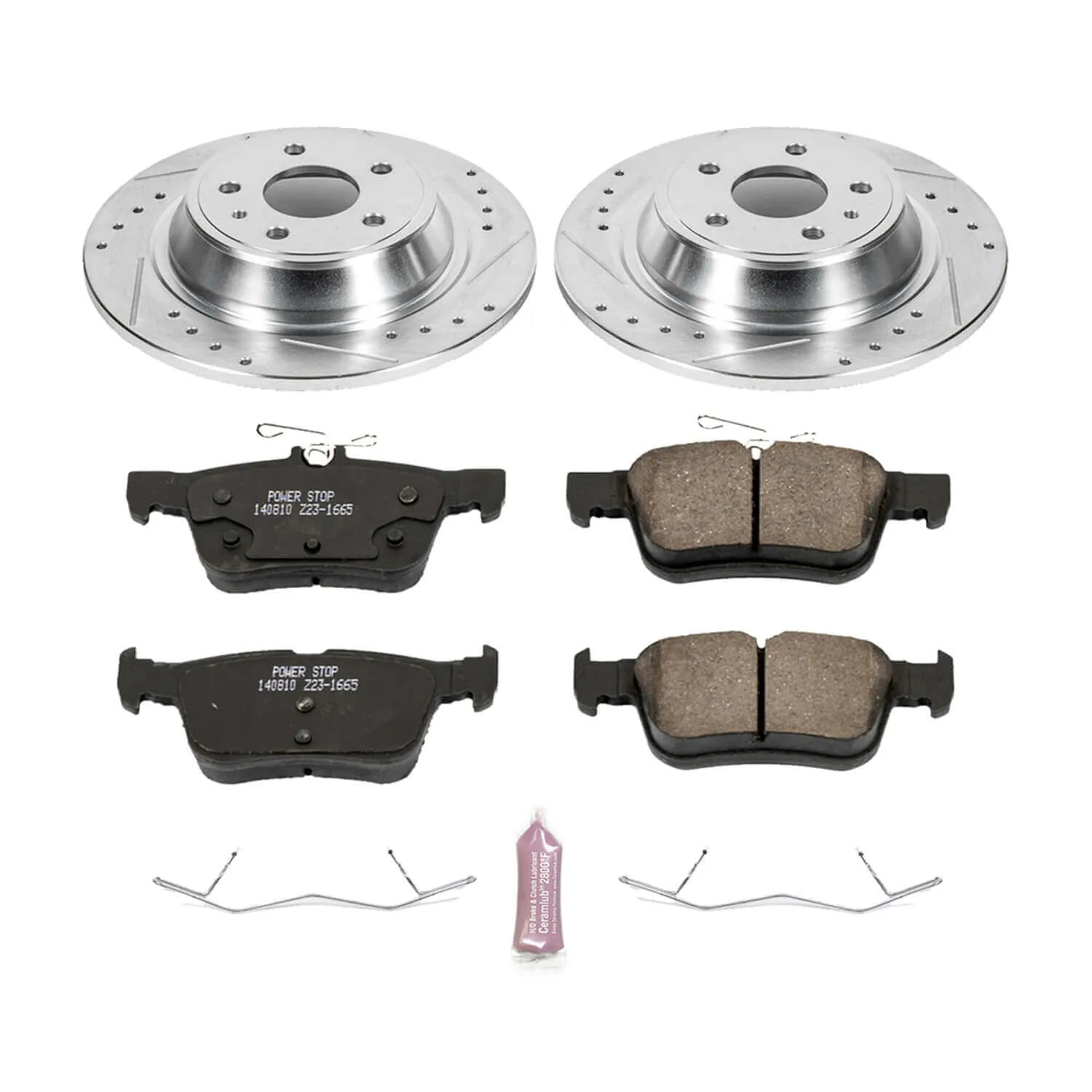 Power Stop K6559 - Z23 Evolution Sport Performance 1-Click Brake Kit (Rear)