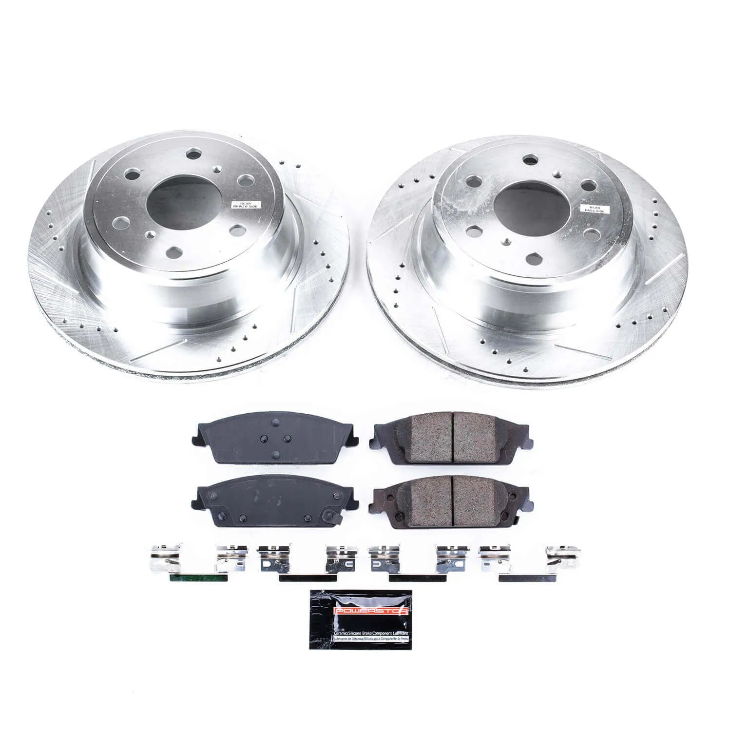 Power Stop K6562 - Z23 Evolution Sport Performance 1-Click Brake Kit (Rear)