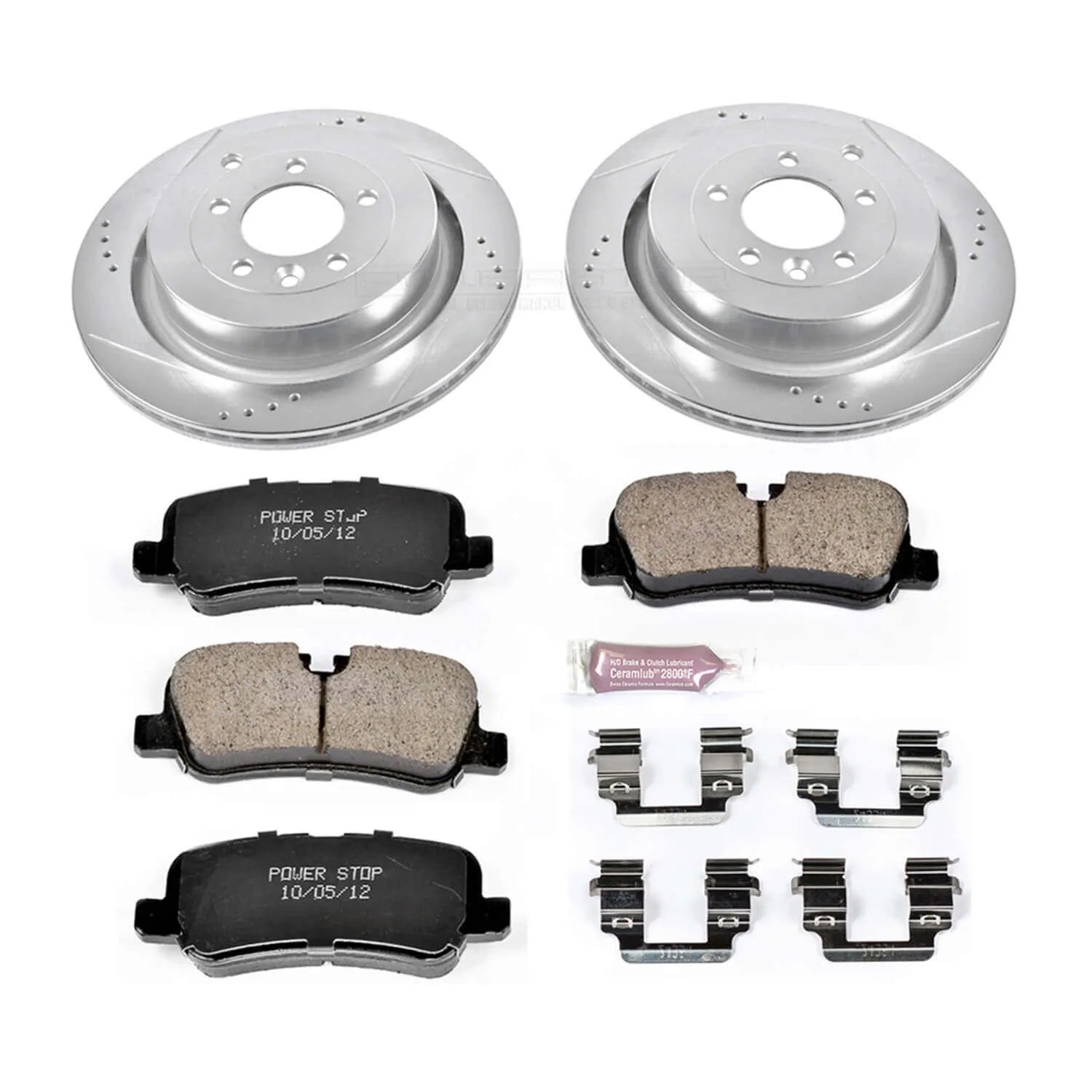 Power Stop K6564 - Z23 Evolution Sport Performance 1-Click Brake Kit (Rear)