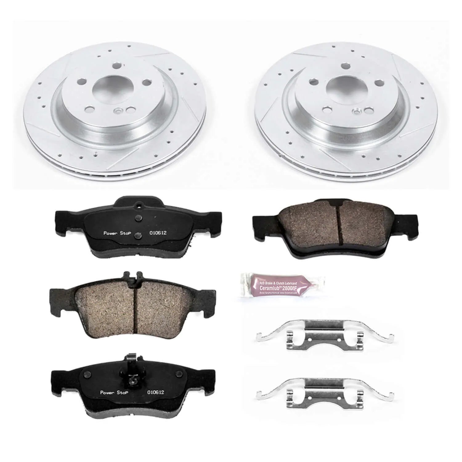Power Stop K6567 - Z23 Evolution Sport Performance 1-Click Brake Kit (Rear)