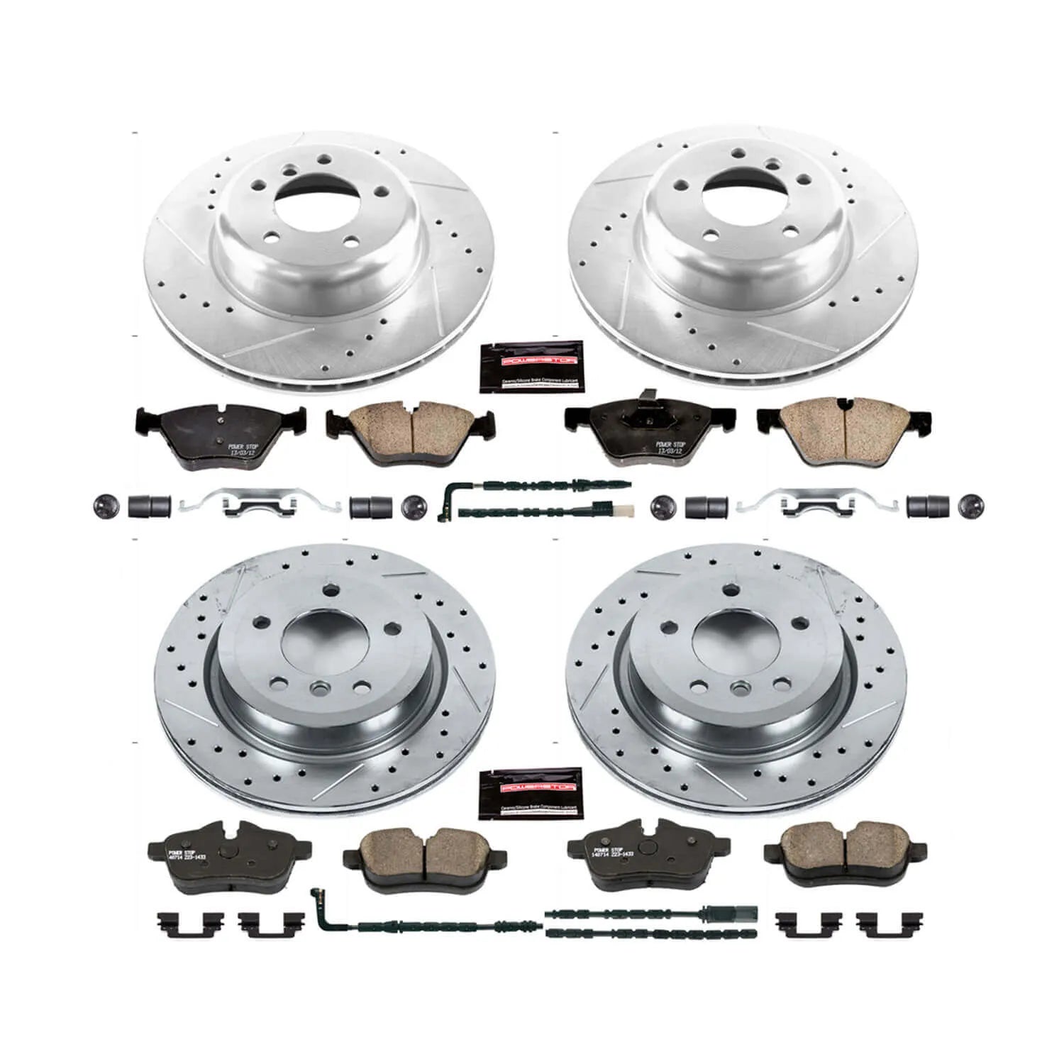 Power Stop K6579 - Z23 Evolution Sport Front And Rear Brake Kit