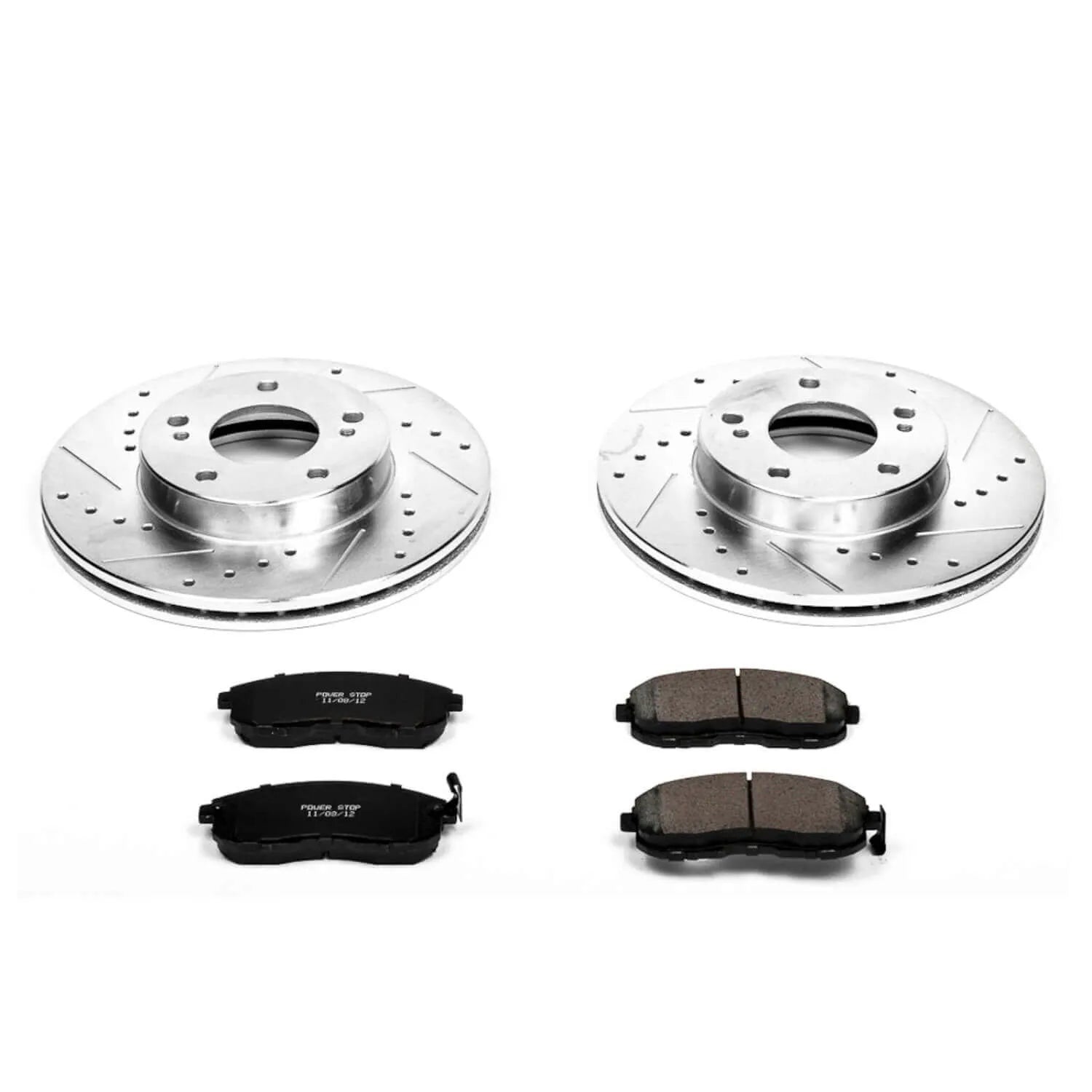 Power Stop K660 - Z23 Evolution Sport Performance 1-Click Brake Kit With Hardware (Front)