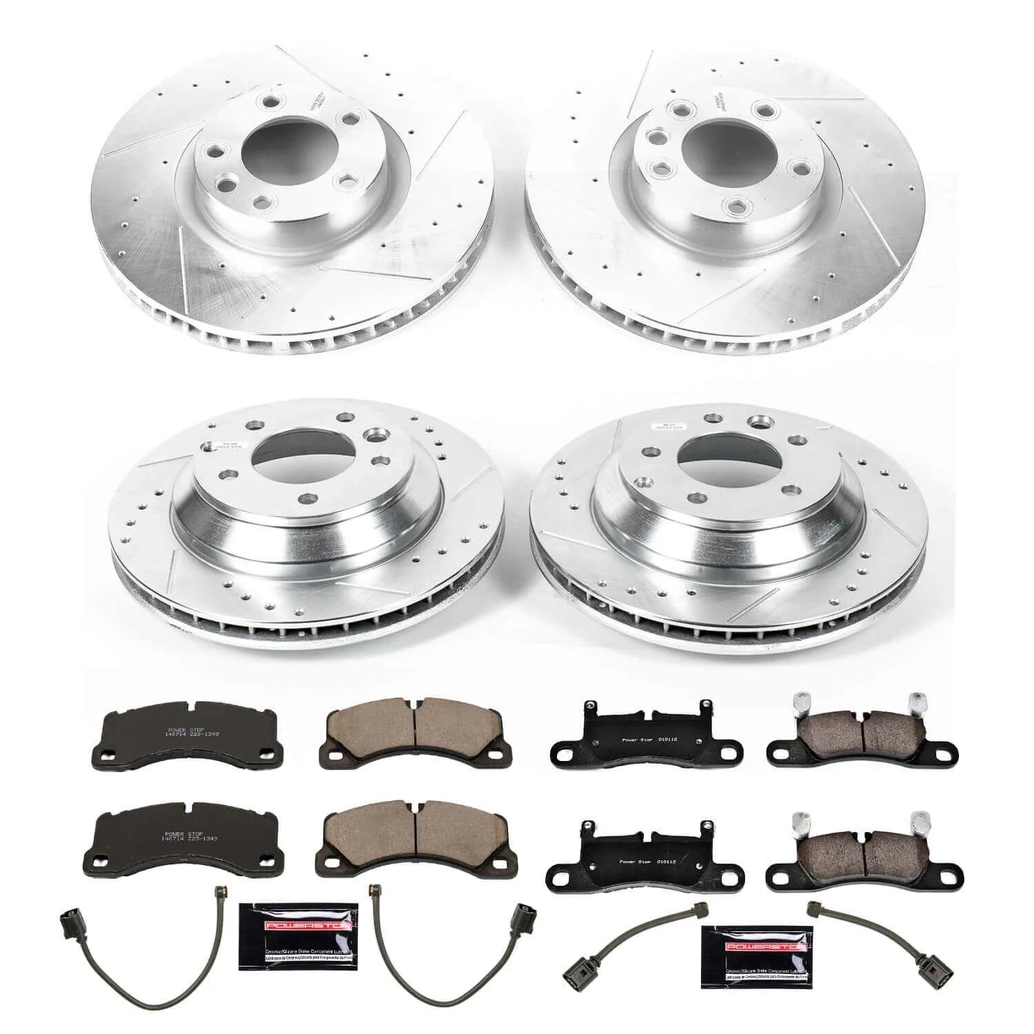 Power Stop K6650 - Z23 Evolution Sport Front And Rear Brake Kit