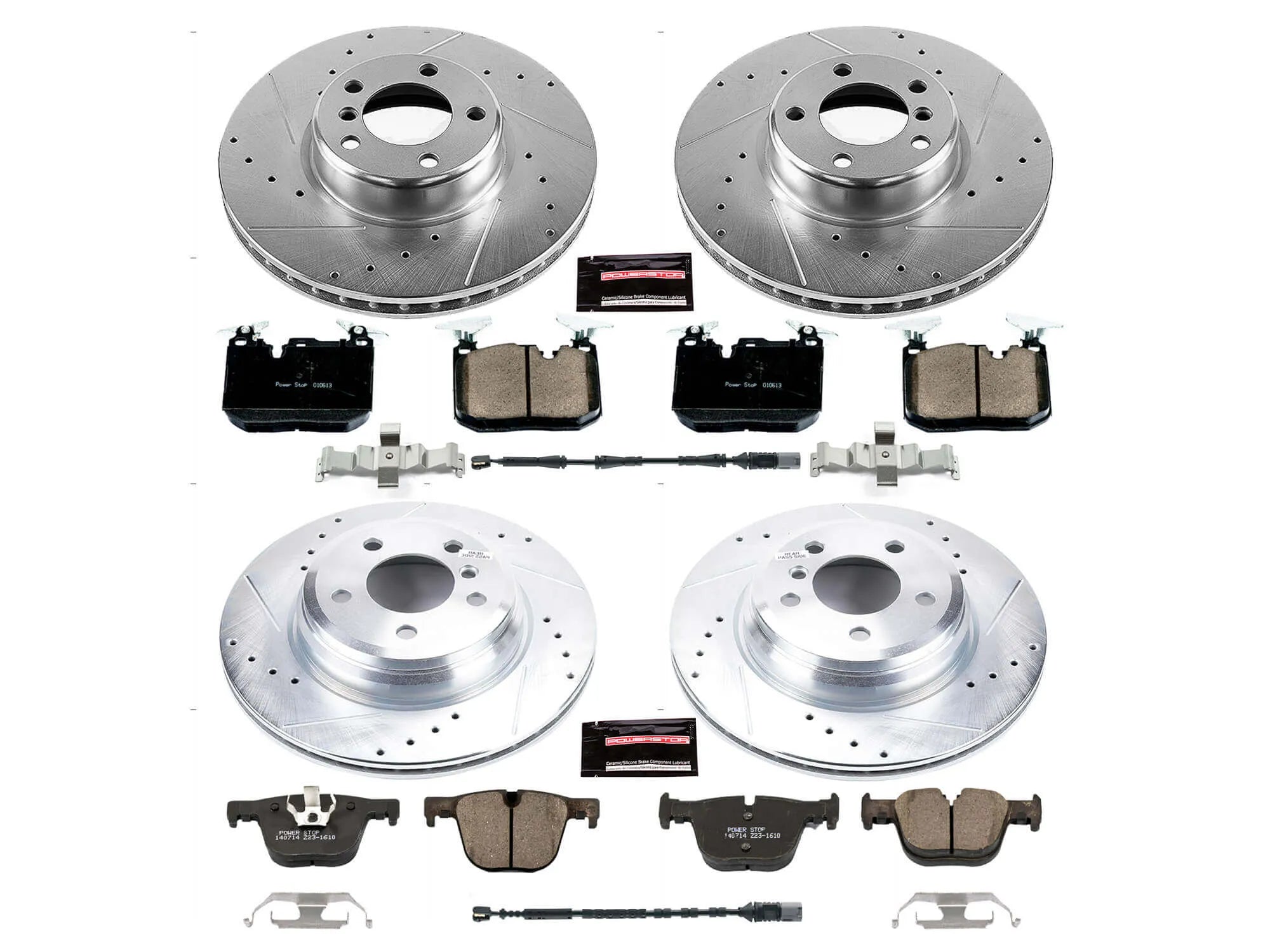 Power Stop K6654 - Z23 Evolution Sport Front And Rear Brake Kit