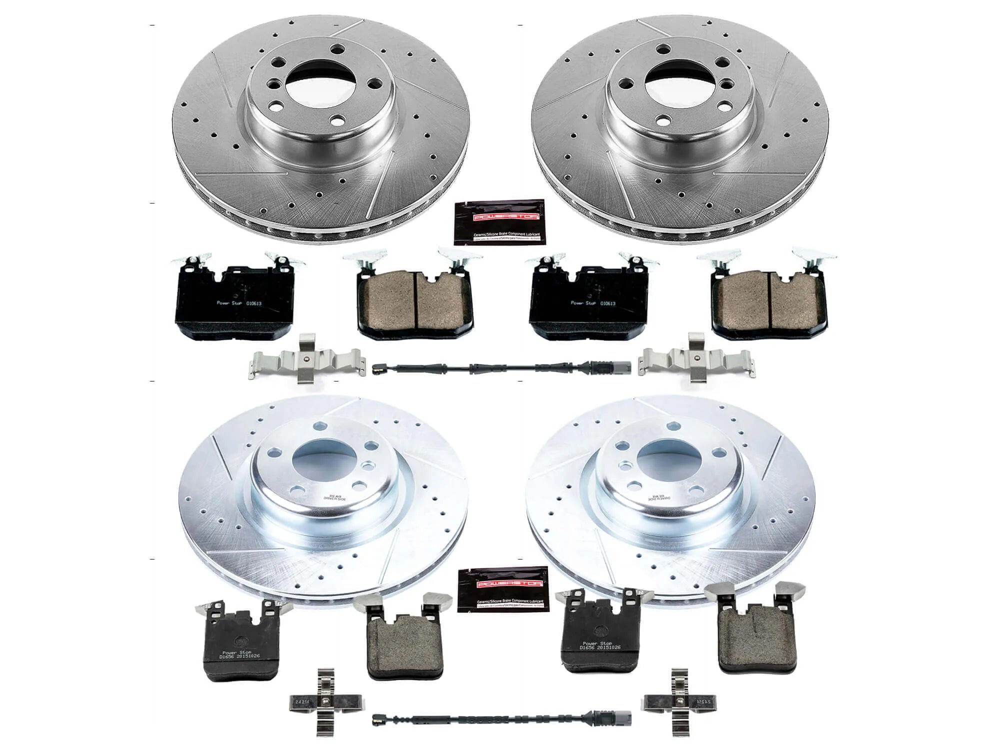 Power Stop K6655 - Z23 Evolution Sport Front And Rear Brake Kit