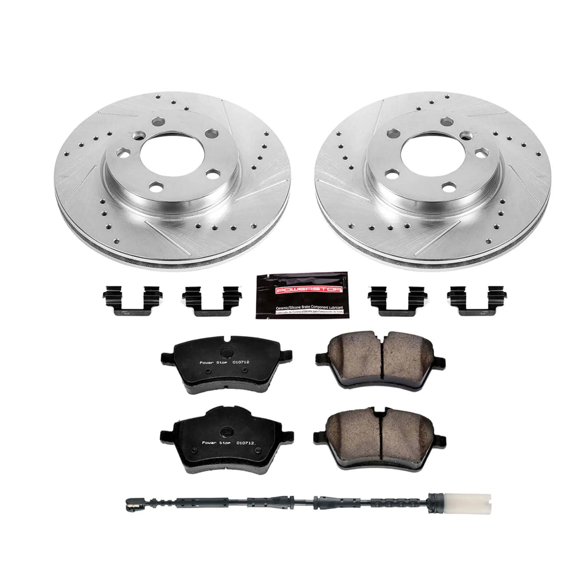 Power Stop K6662 - Z23 Evolution Sport Performance 1-Click Drilled And Slotted Front Brake Kit