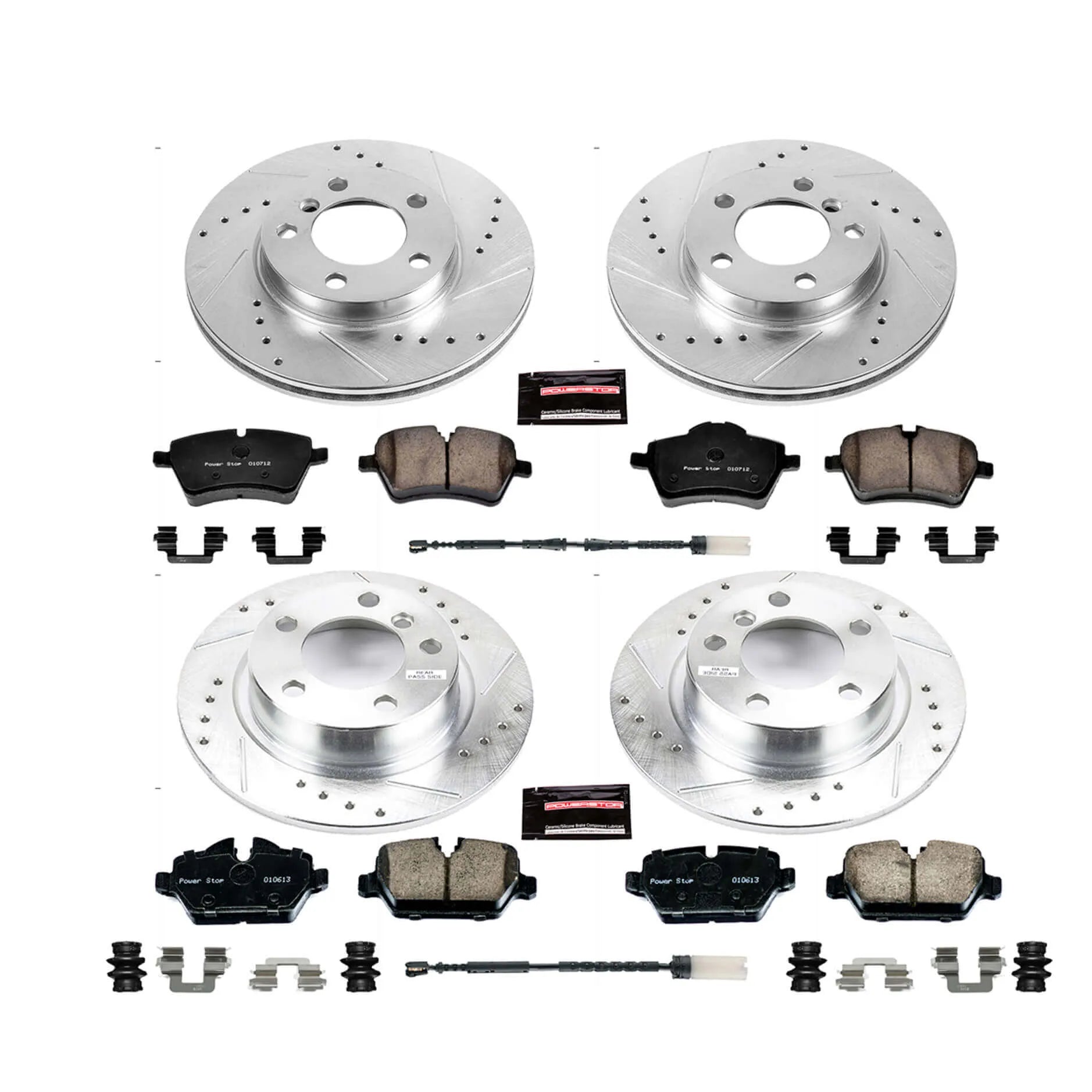 Power Stop K6663 - Z23 Evolution Sport Front And Rear Brake Kit