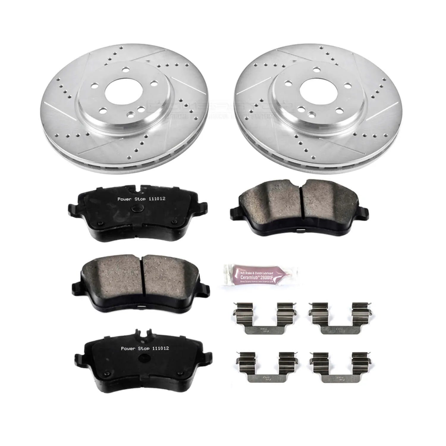 Power Stop K6702 - Z23 Evolution Sport Performance 1-Click Brake Kit (Front)