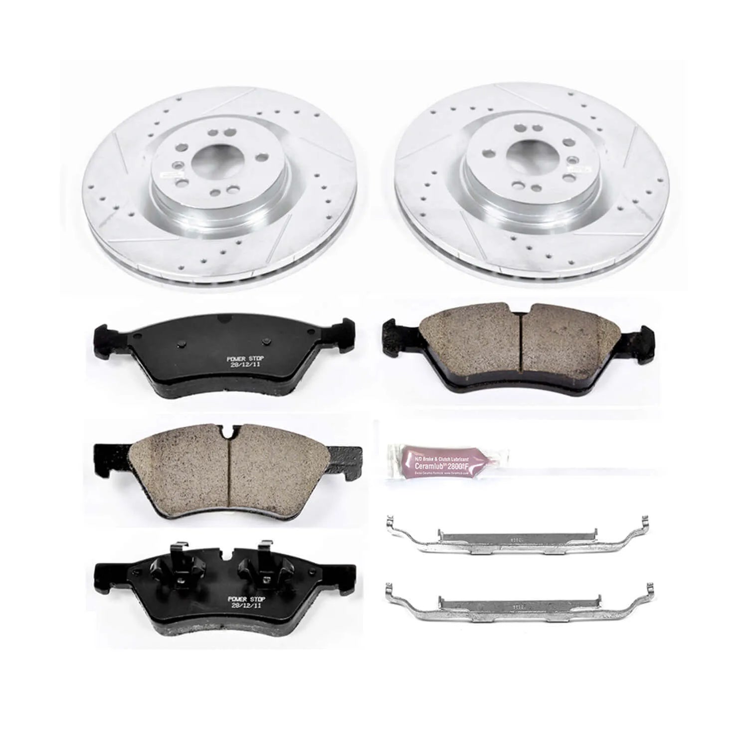 Power Stop K6706 - Z23 Evolution Sport Performance 1-Click Brake Kit (Front)