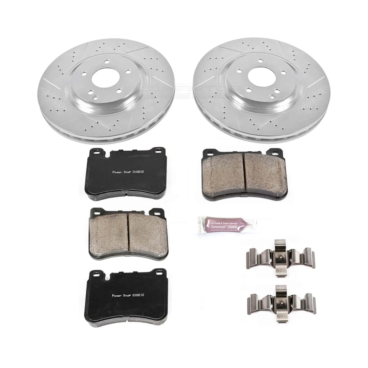 Power Stop K6713 - Z23 Evolution Sport Performance 1-Click Brake Kit (Front)