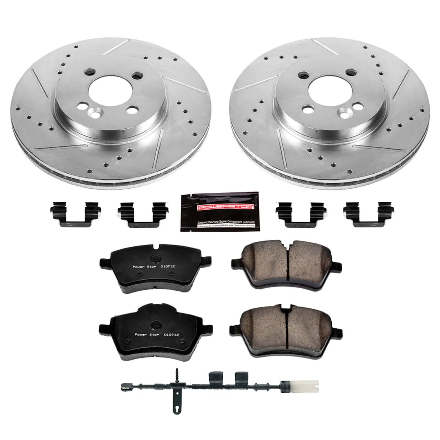 Power Stop K6741 - Z23 Evolution Sport Performance 1-Click Drilled And Slotted Front Brake Kit