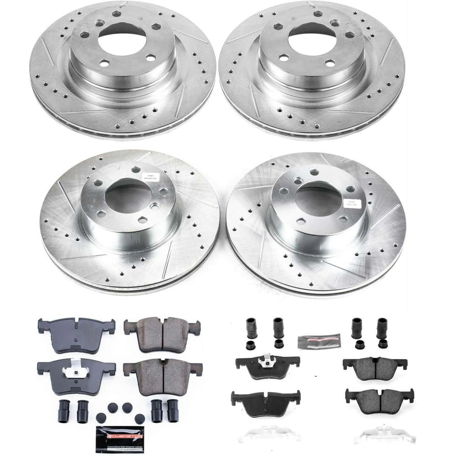 Power Stop K6744 - Z23 Evolution Sport Front And Rear Brake Kit