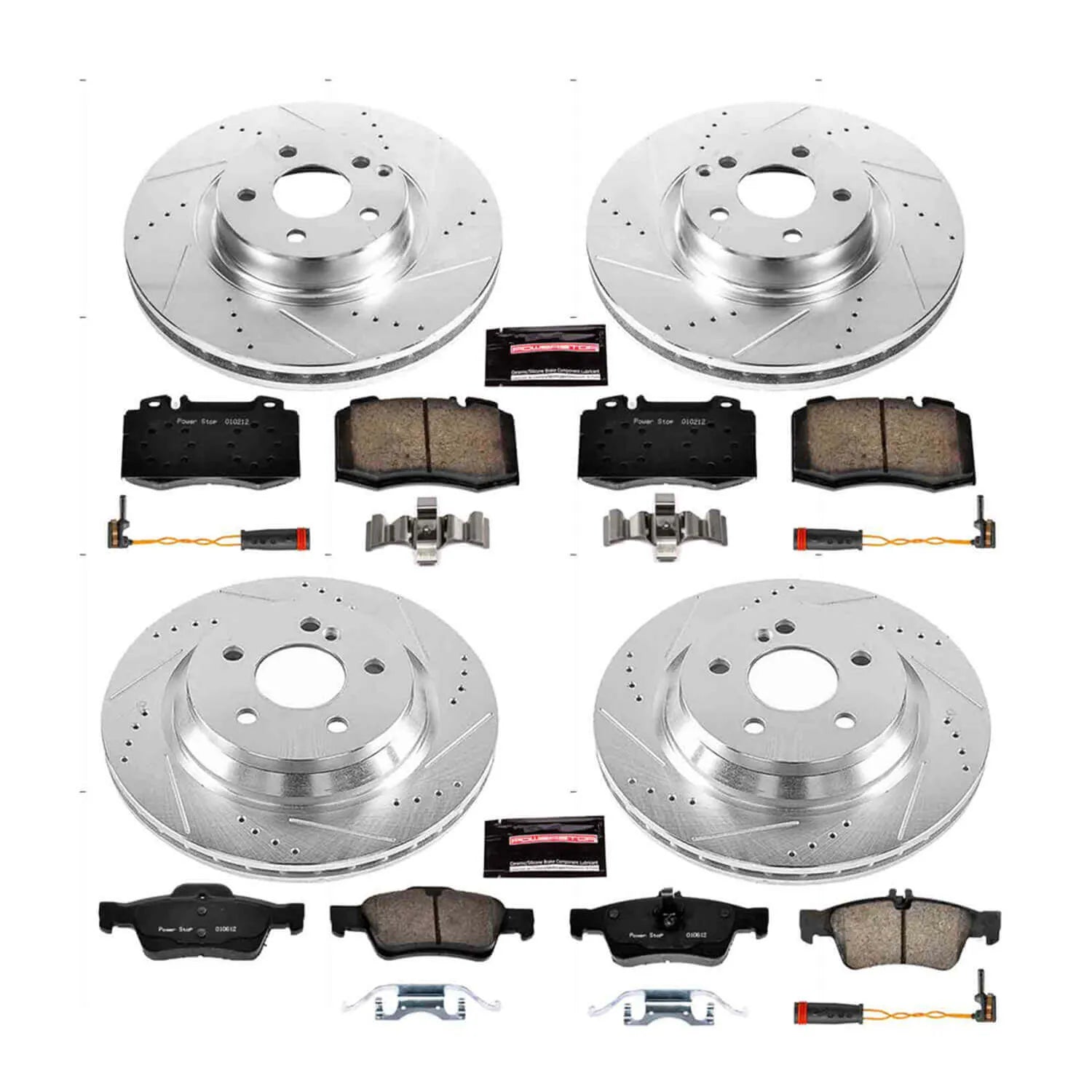 Power Stop K6751 - Z23 Evolution Sport Front And Rear Brake Kit