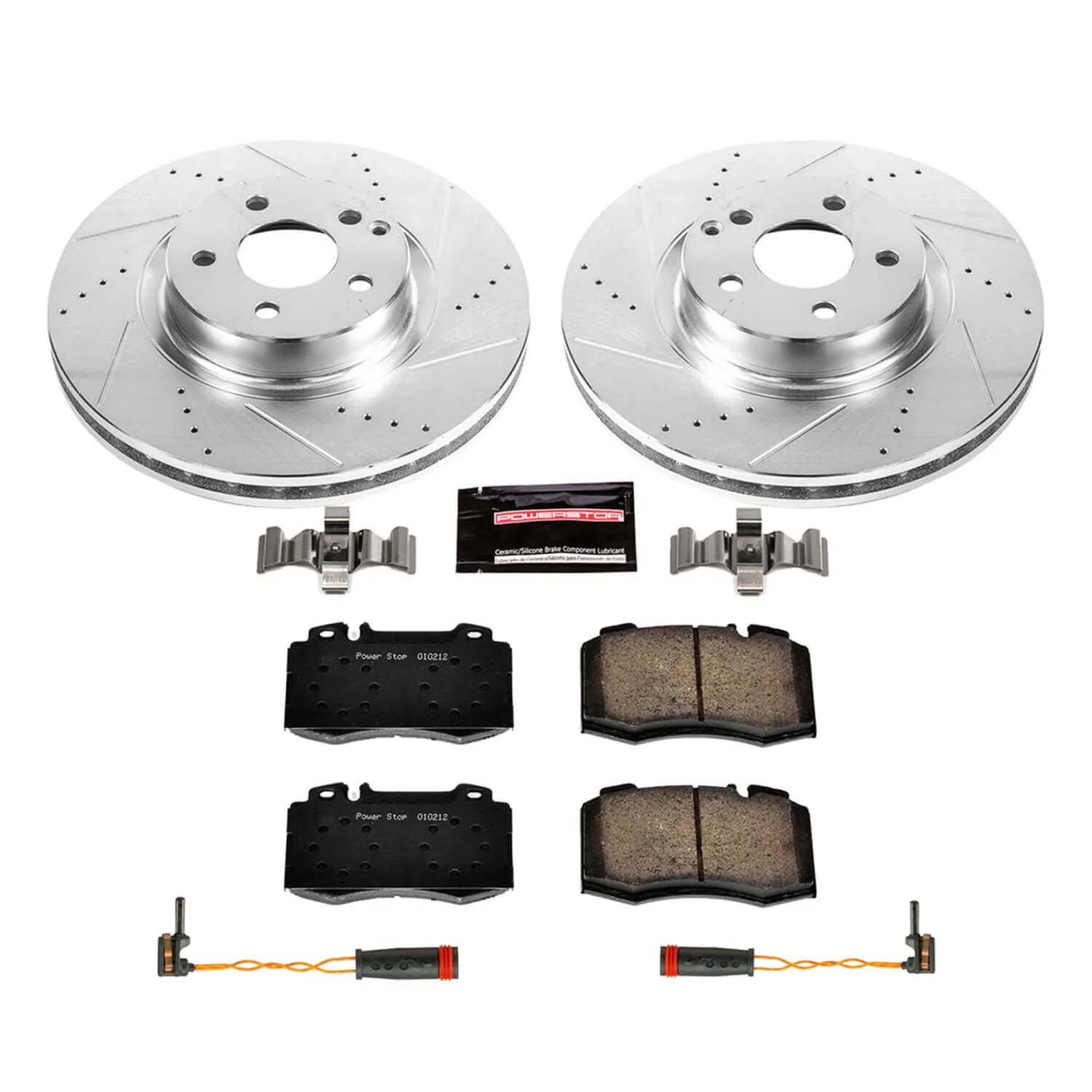 Power Stop K6752 - Z23 Evolution Sport Performance 1-Click Drilled And Slotted Front Brake Kit