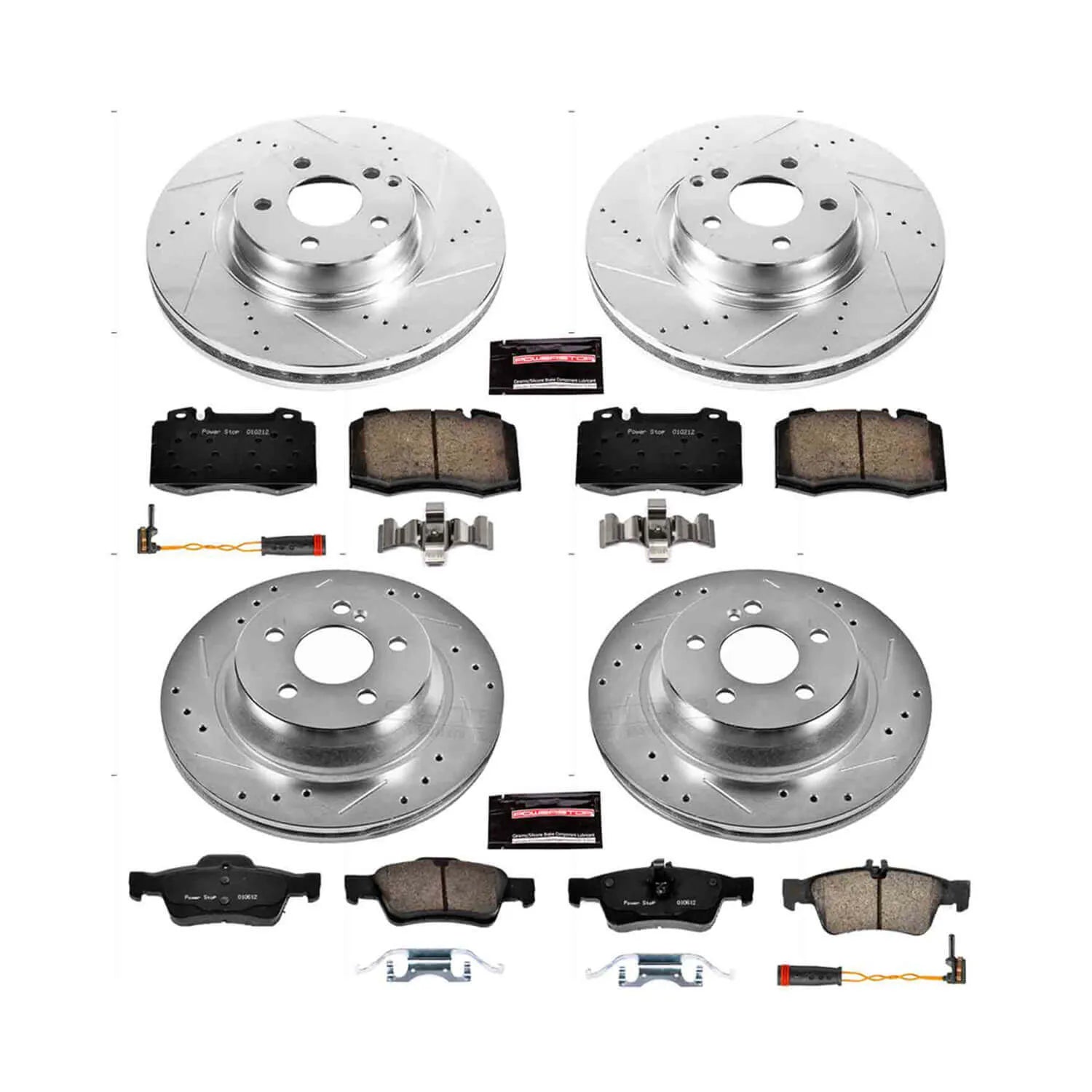 Power Stop K6753 - Z23 Evolution Sport Front And Rear Brake Kit