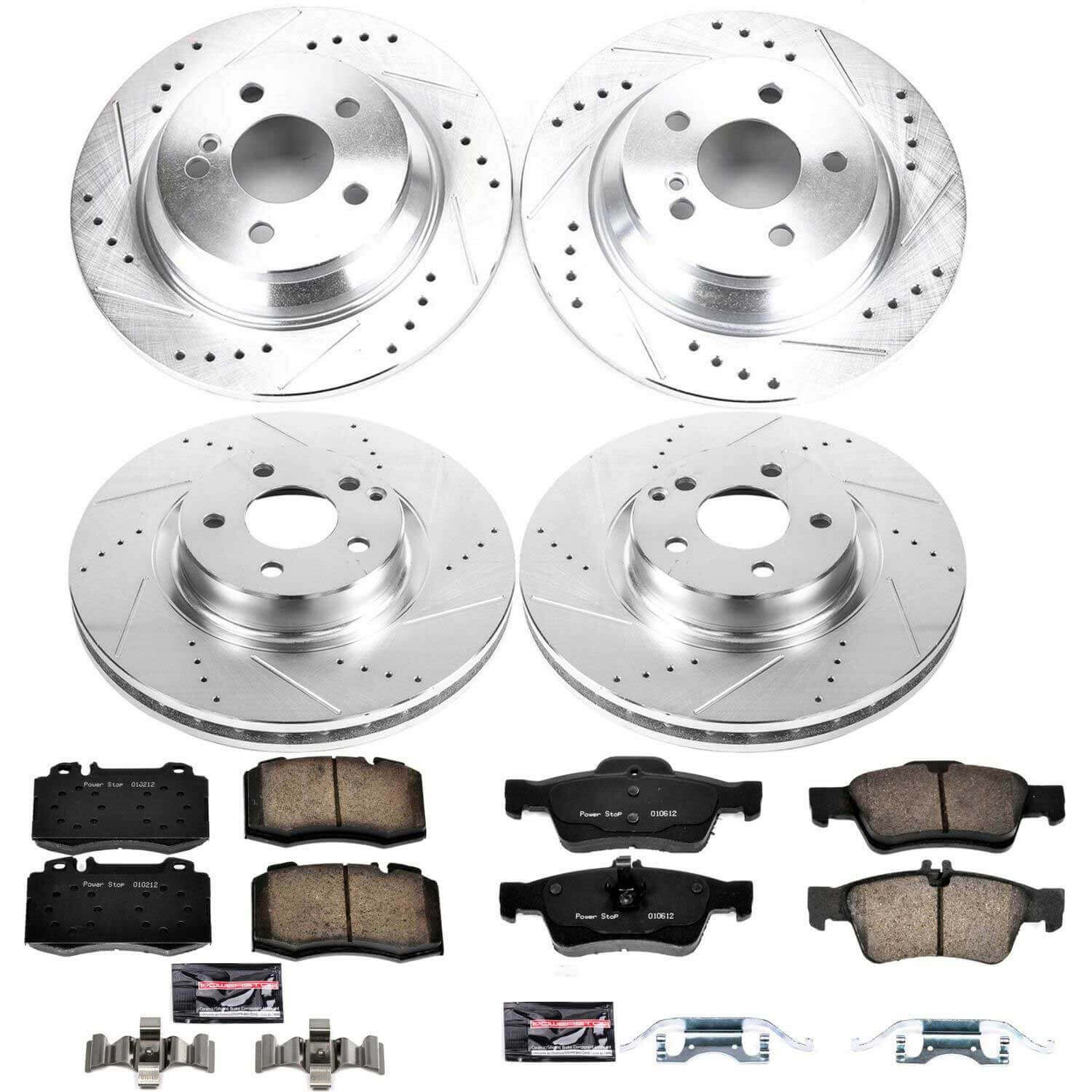 Power Stop K6754 - Z23 Evolution Sport Front And Rear Brake Kit
