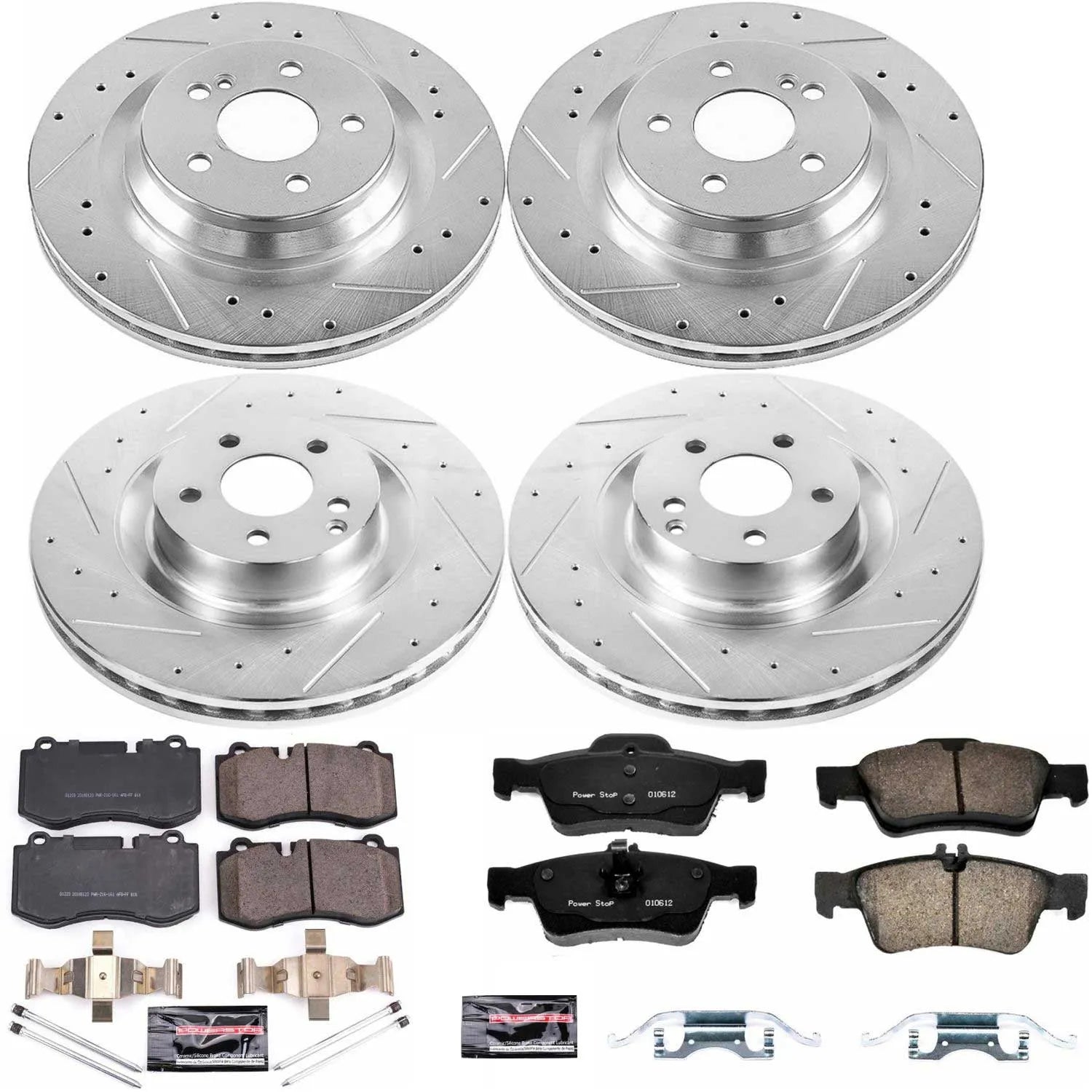 Power Stop K6756 - Z23 Evolution Sport Front And Rear Brake Kit