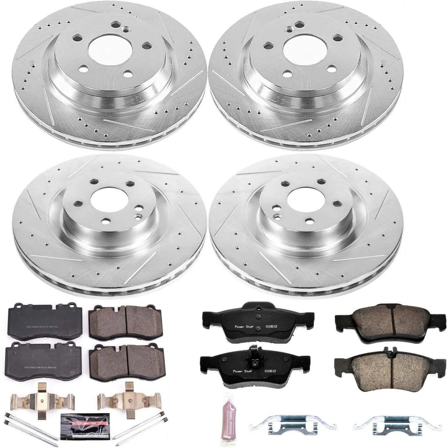 Power Stop K6757 - Z23 Evolution Sport Front And Rear Brake Kit