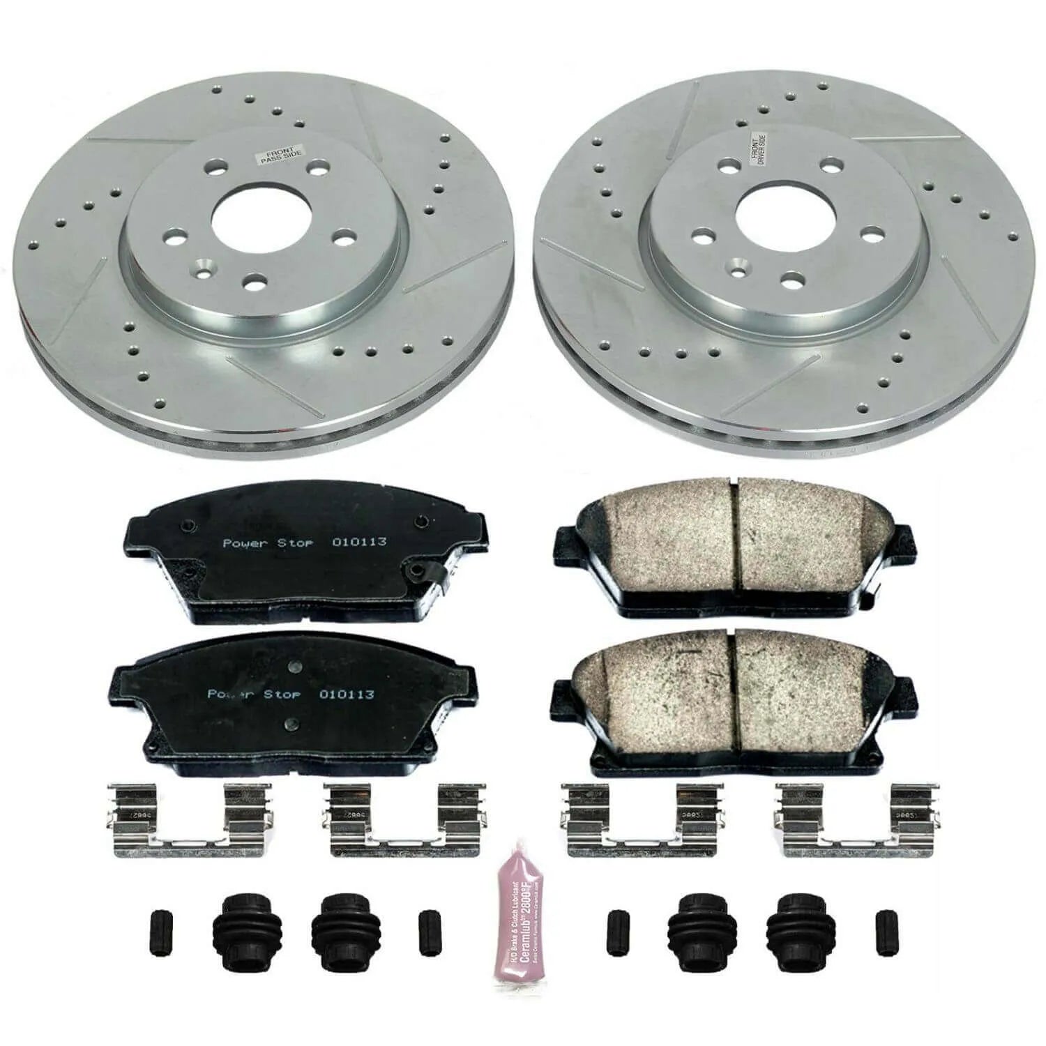 Power Stop K6793 - Z23 Evolution Sport Front Brake Kit