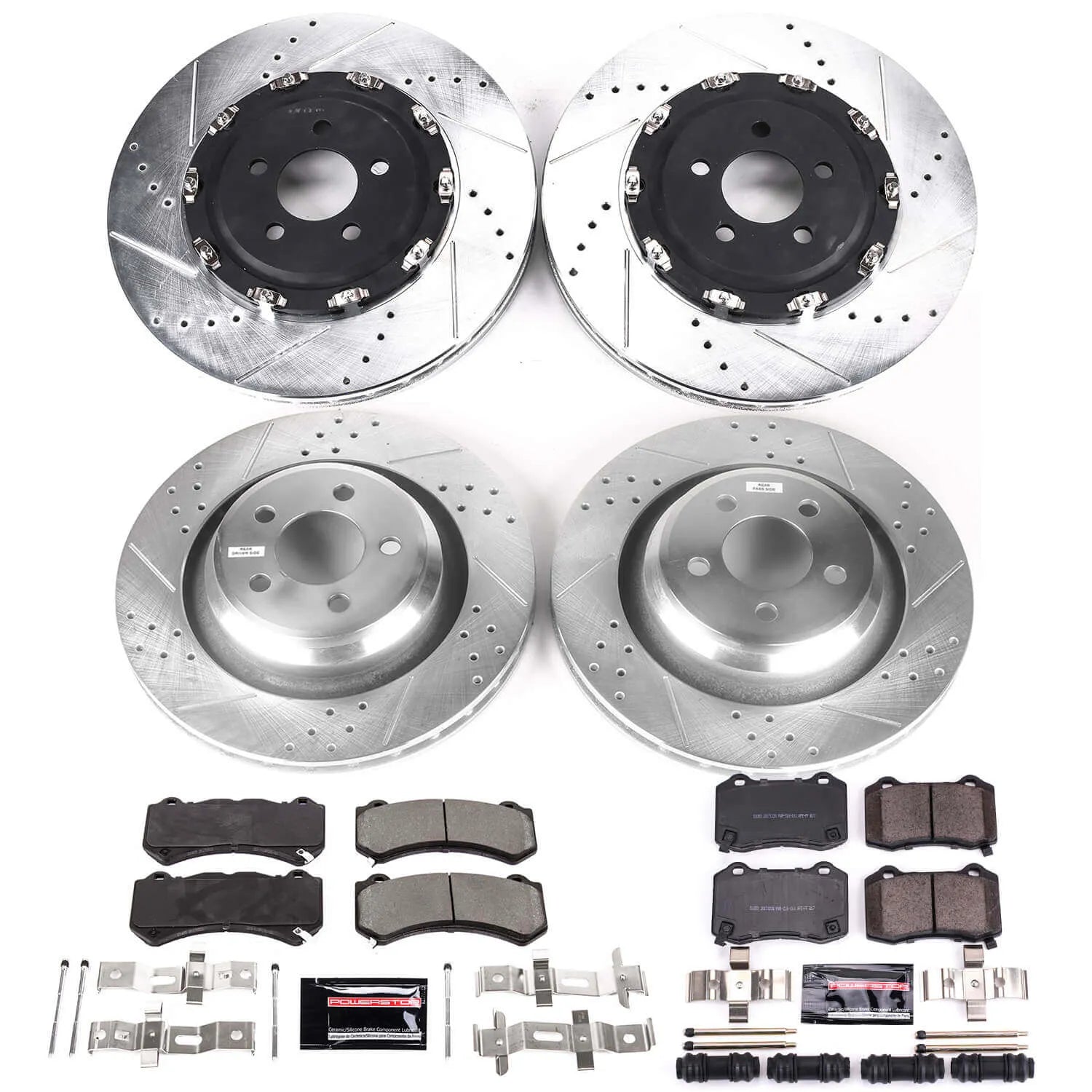Power Stop K6794 - Z23 Evolution Sport Front And Rear Brake Kit