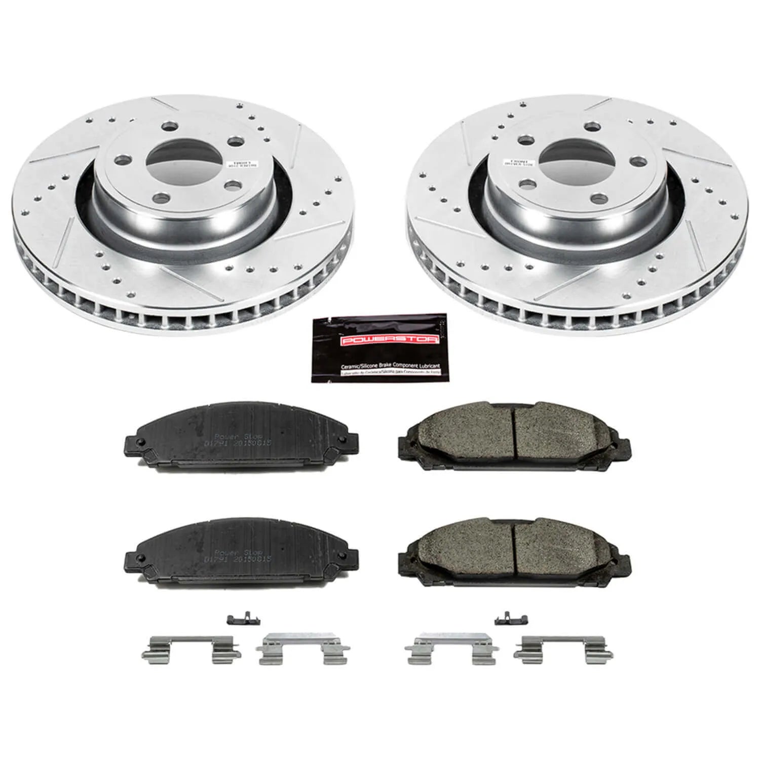 Power Stop K6809 - Z23 Evolution Sport Performance 1-Click Brake Kit (Front)