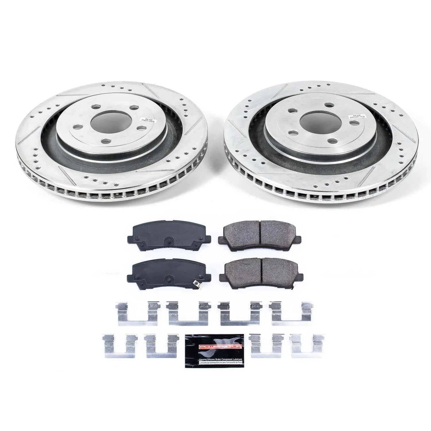 Power Stop K6812 - Z23 Evolution Sport Performance 1-Click Brake Kit (Rear)