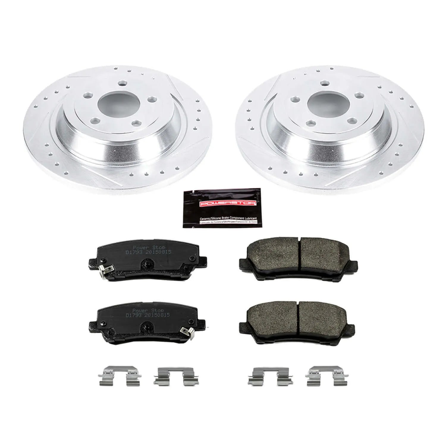 Power Stop K6813 - Z23 Evolution Sport Performance 1-Click Brake Kit (Rear)